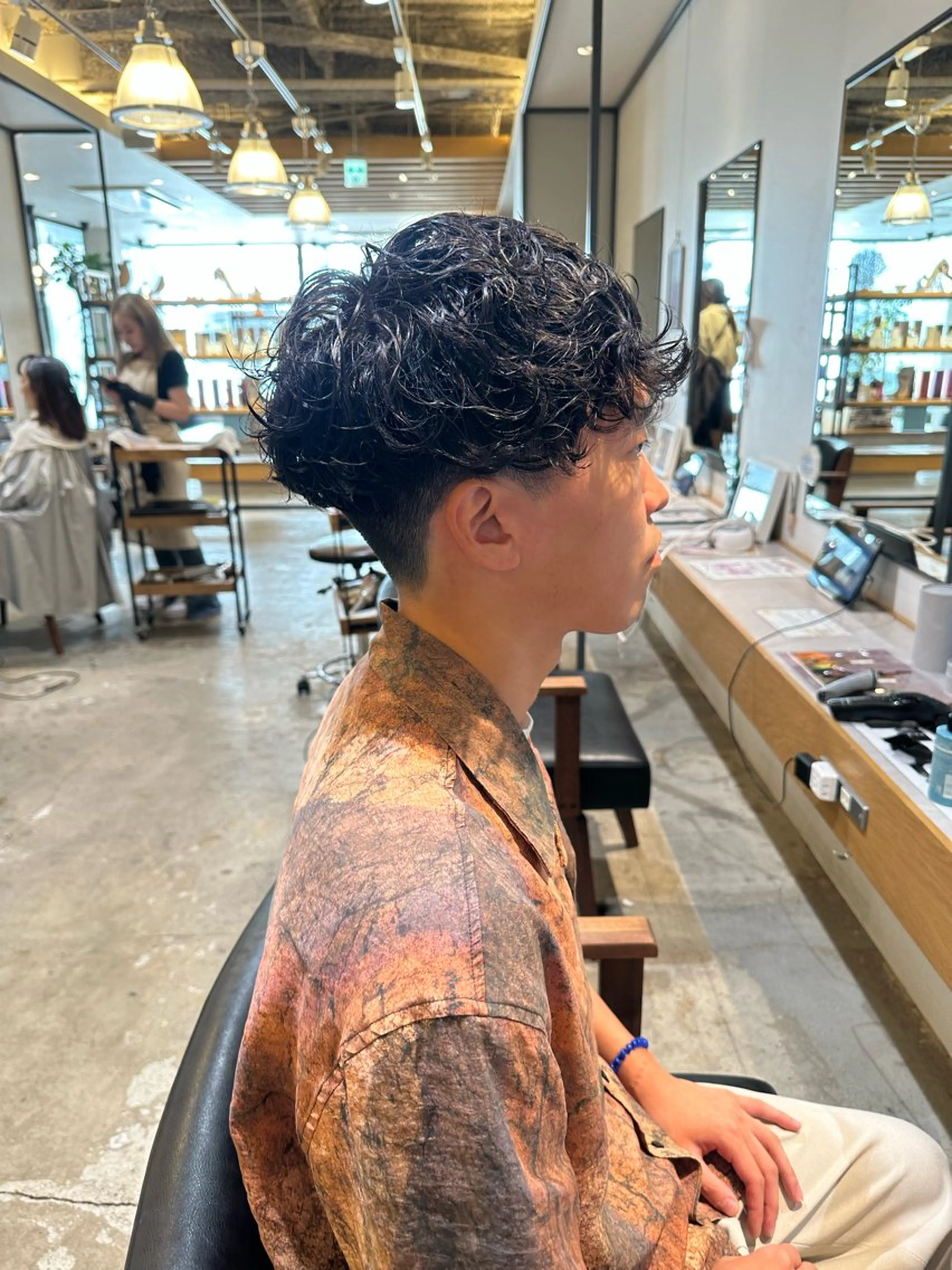 パーマ メンズ メンズパーマ AIRI 🐈‍⬛のヘアスタイル