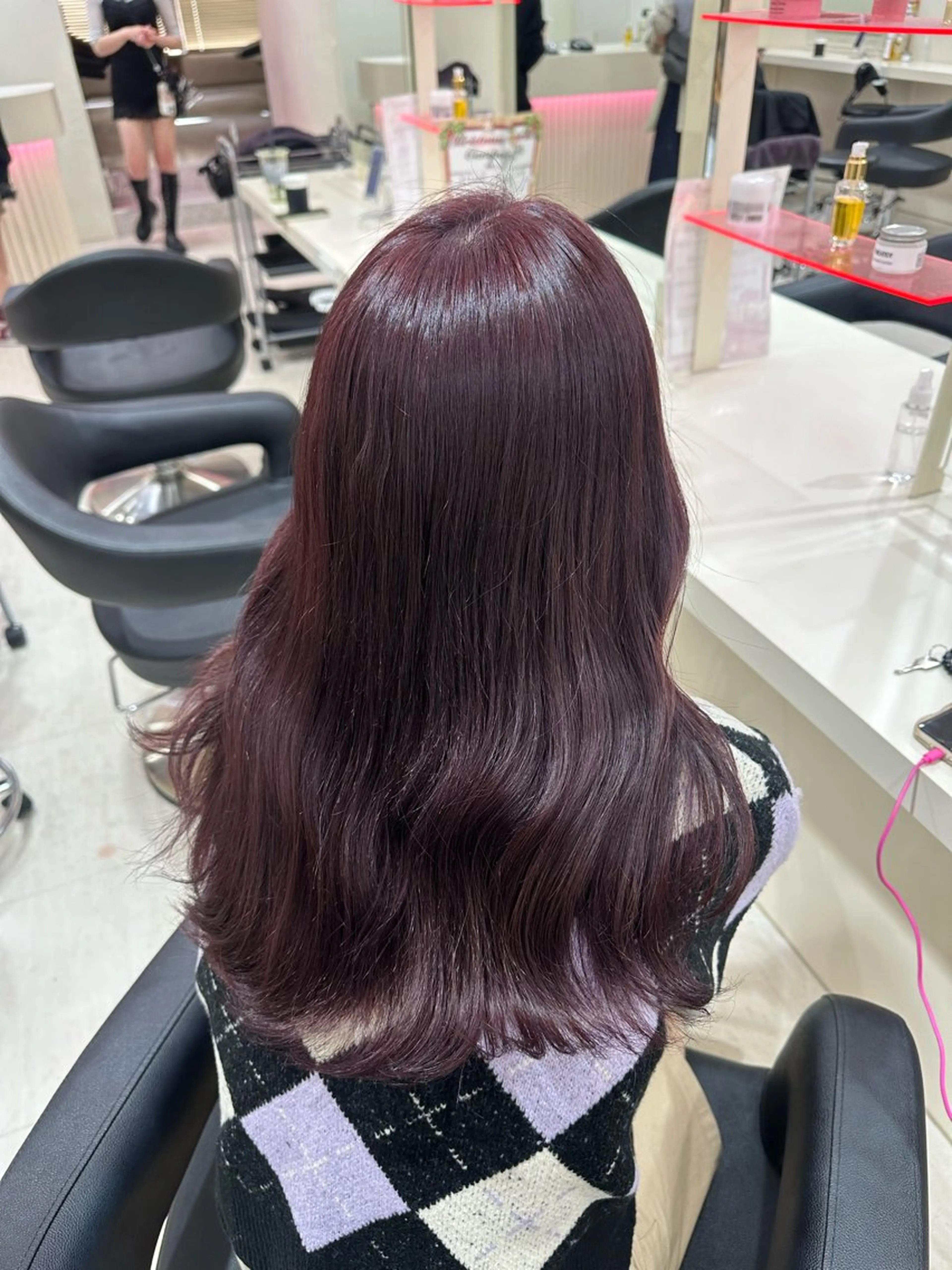 ロング カラー ヘアアレンジ ヘアカラー 🎀 yuuka🎀のヘアスタイル