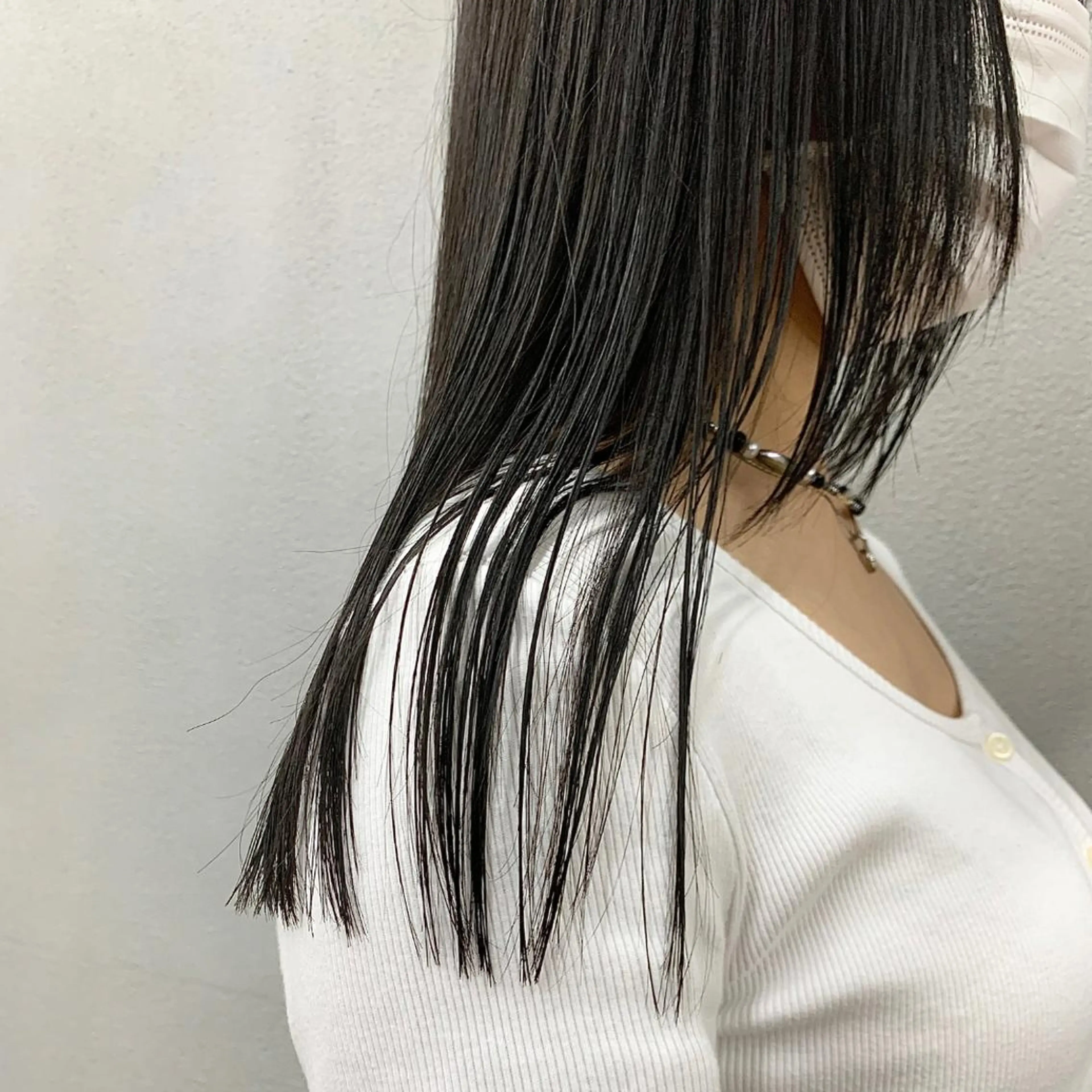 ミディアム カット トリートメント 🌱小顔魅せカット 透明感カラー/泉綺のヘアスタイル