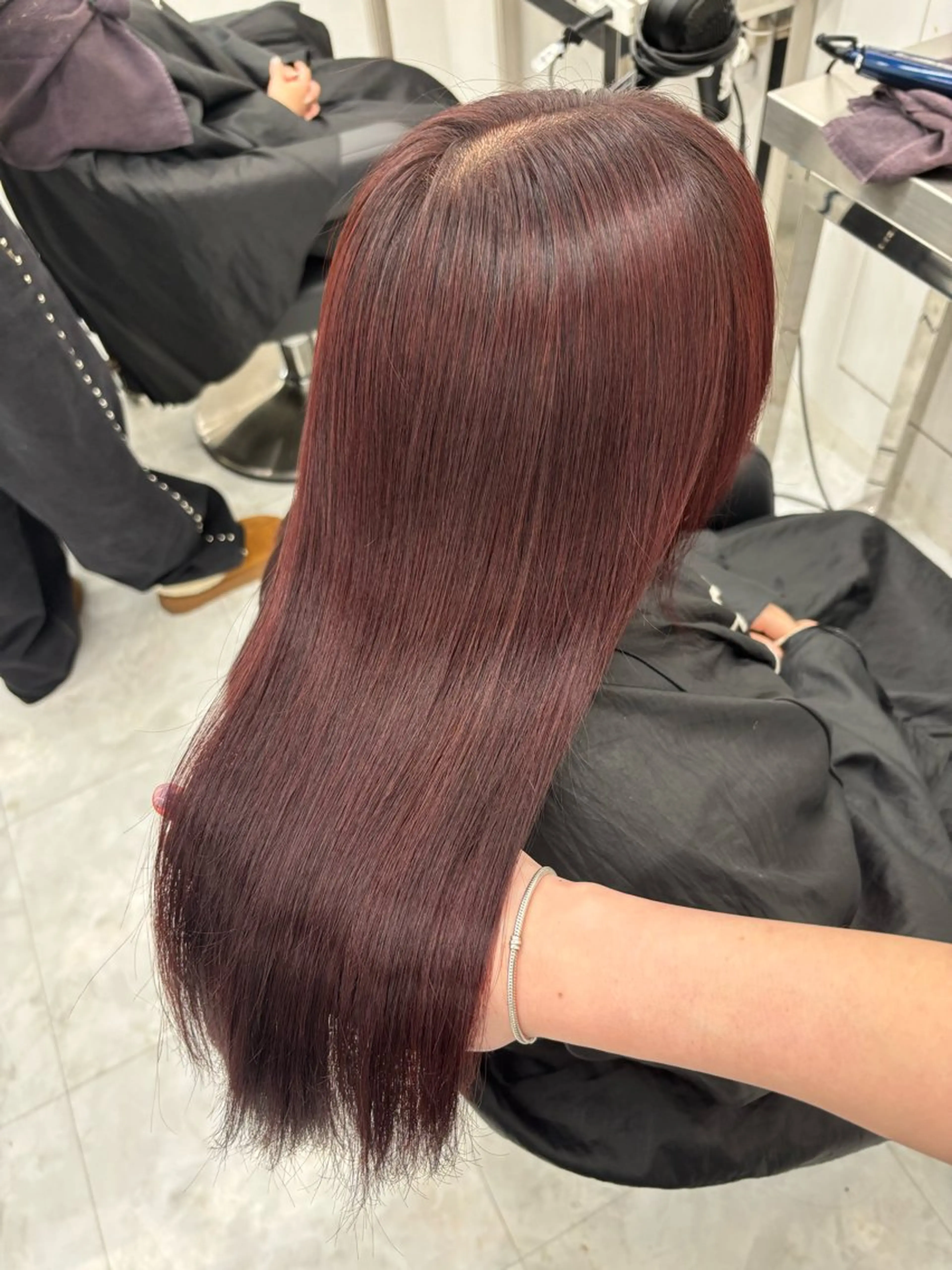ロング ヘアカラー トリートメント Wカラー/暖色/べ ージュりく©︎🐝のヘアスタイル