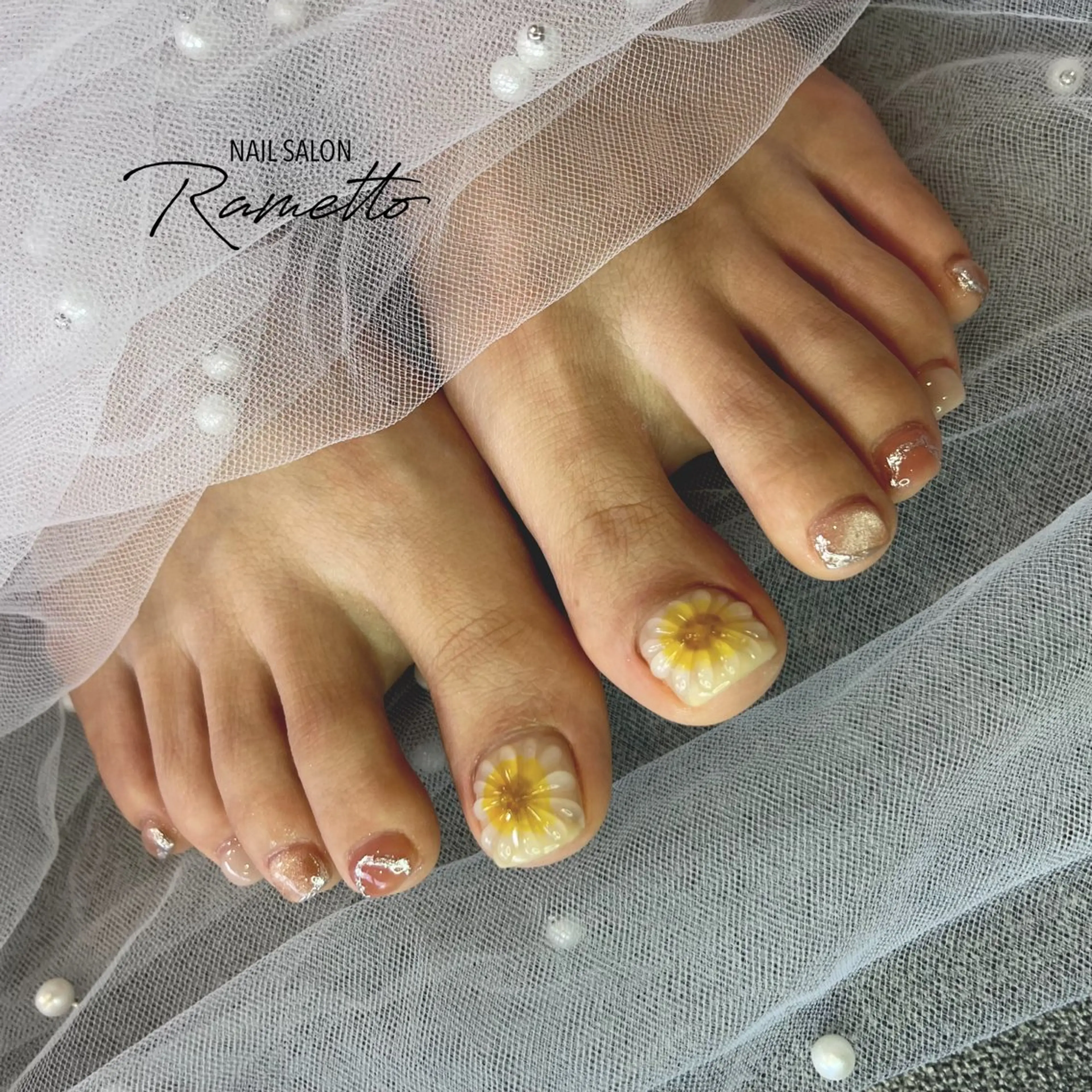 ネイル フットネイル NAILSALON Ramettoのネイルデザイン