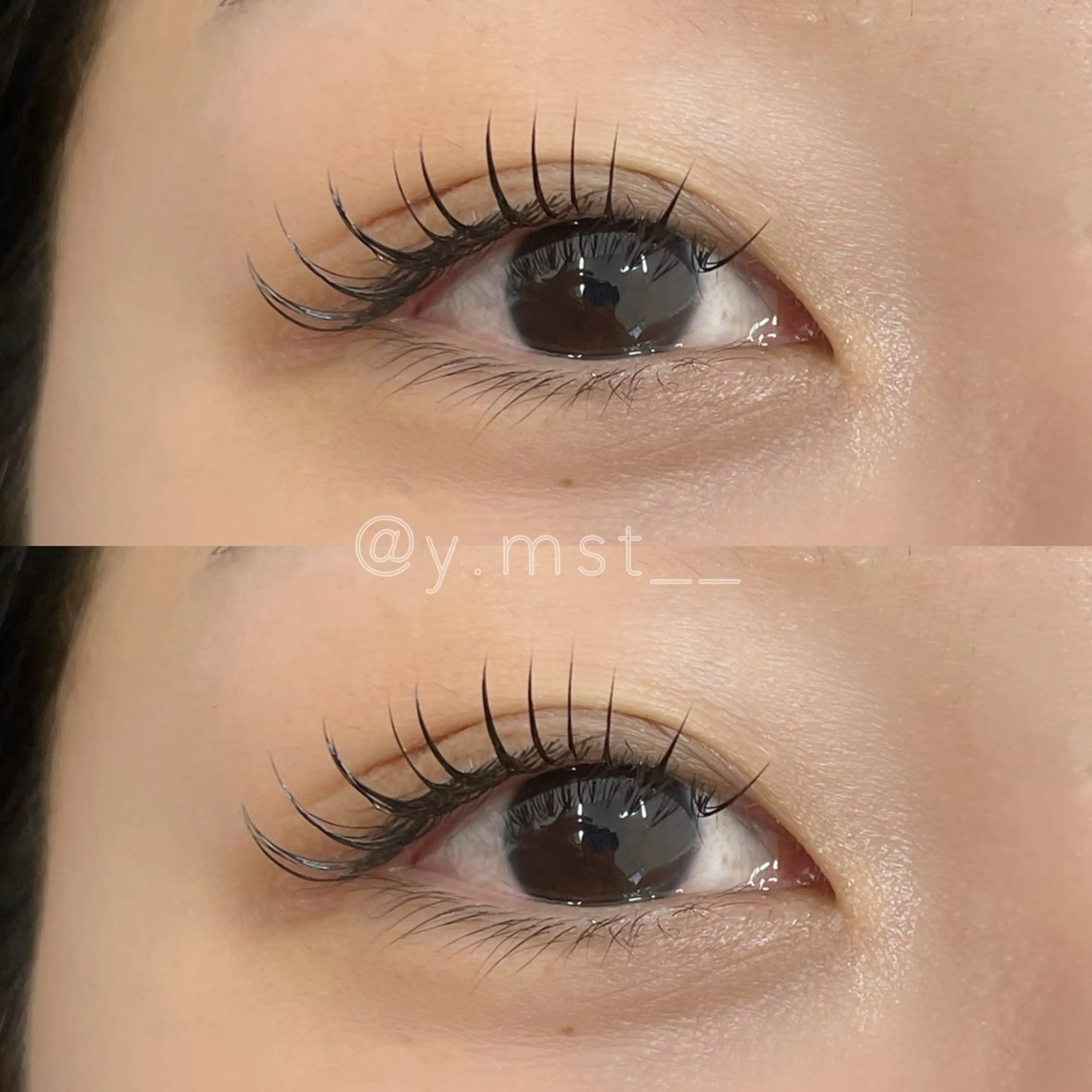 エクステ フラットラッシュ 120本⭐︎カラーエクステに無料で変更可能⭐︎＋¥1000でLEDに変更可能⭐︎の写真