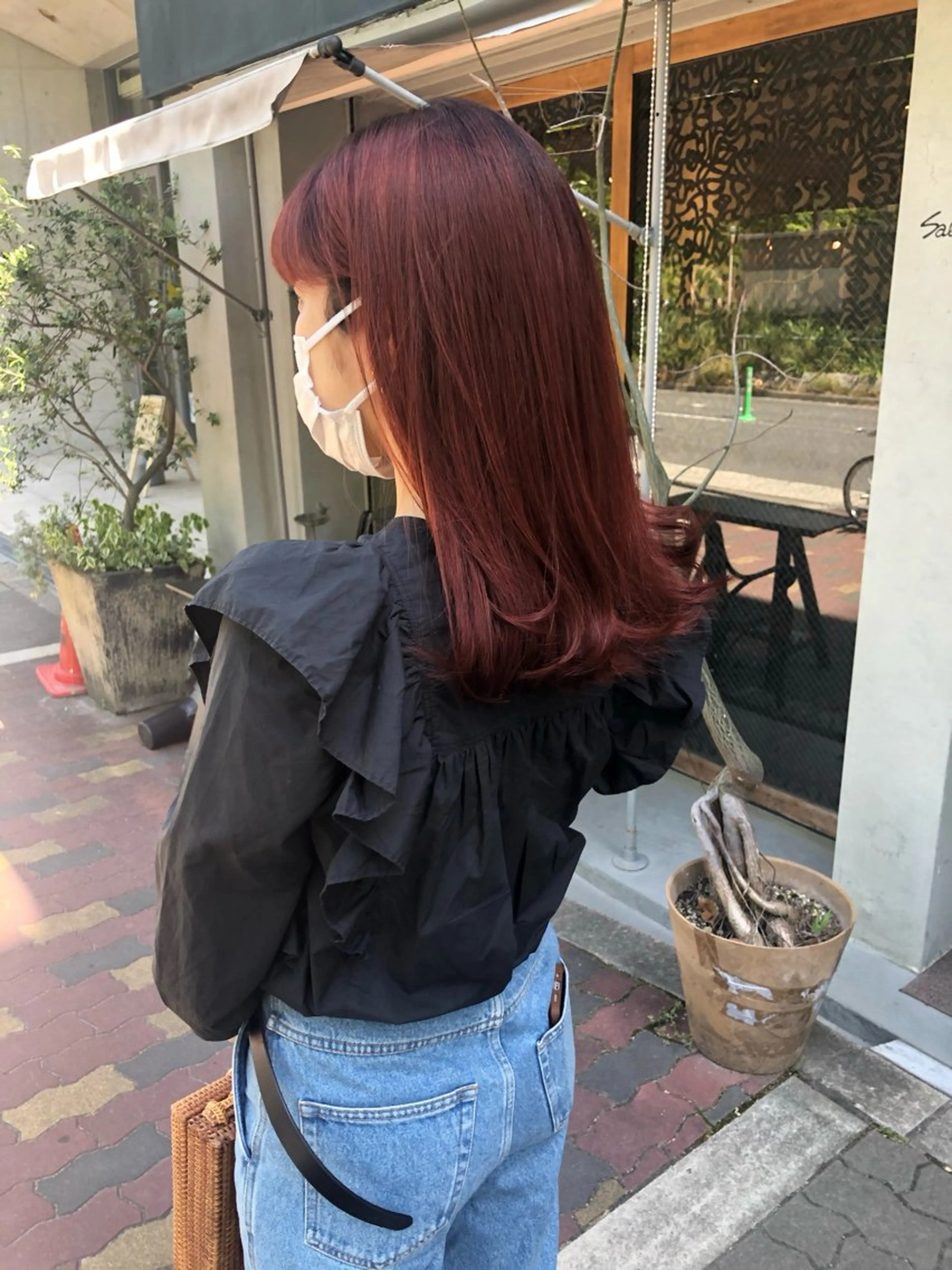 セミロング カラー sendai mayumiのヘアスタイル