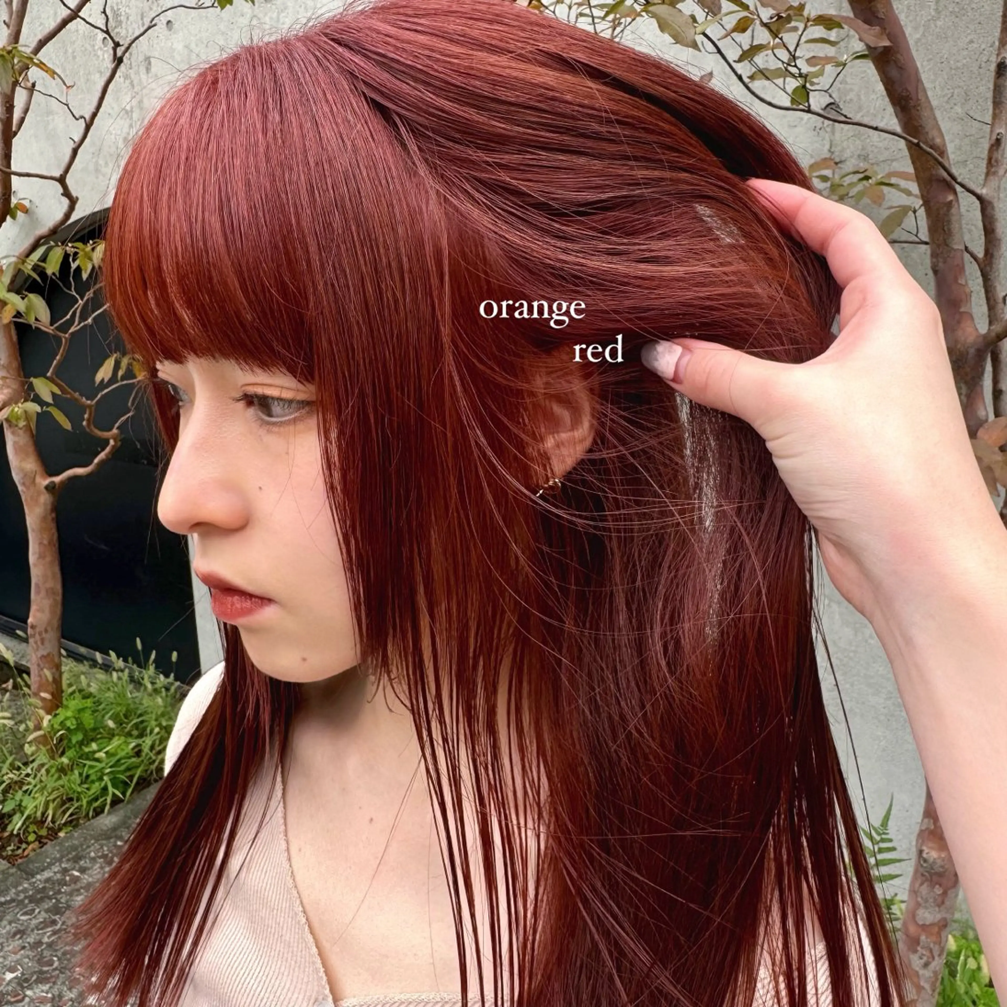 ミディアム カラー カット ヘアカラー トリートメント 松本優香/ボブ/ダ ブルカラー/髪質改善のヘアスタイル