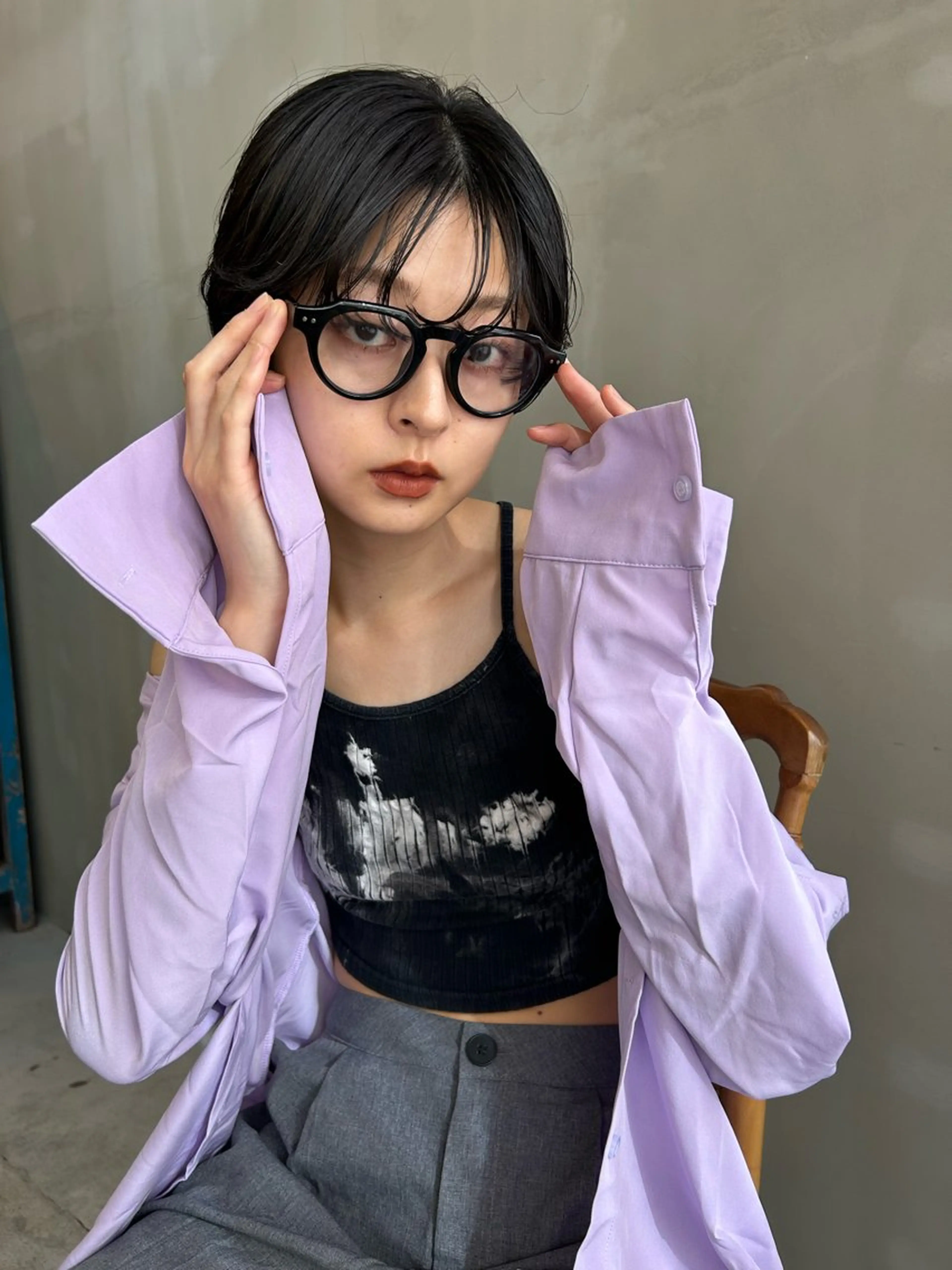 ショート カラー ショート/ボブ/ 心斎橋/宮脇美奈のヘアスタイル