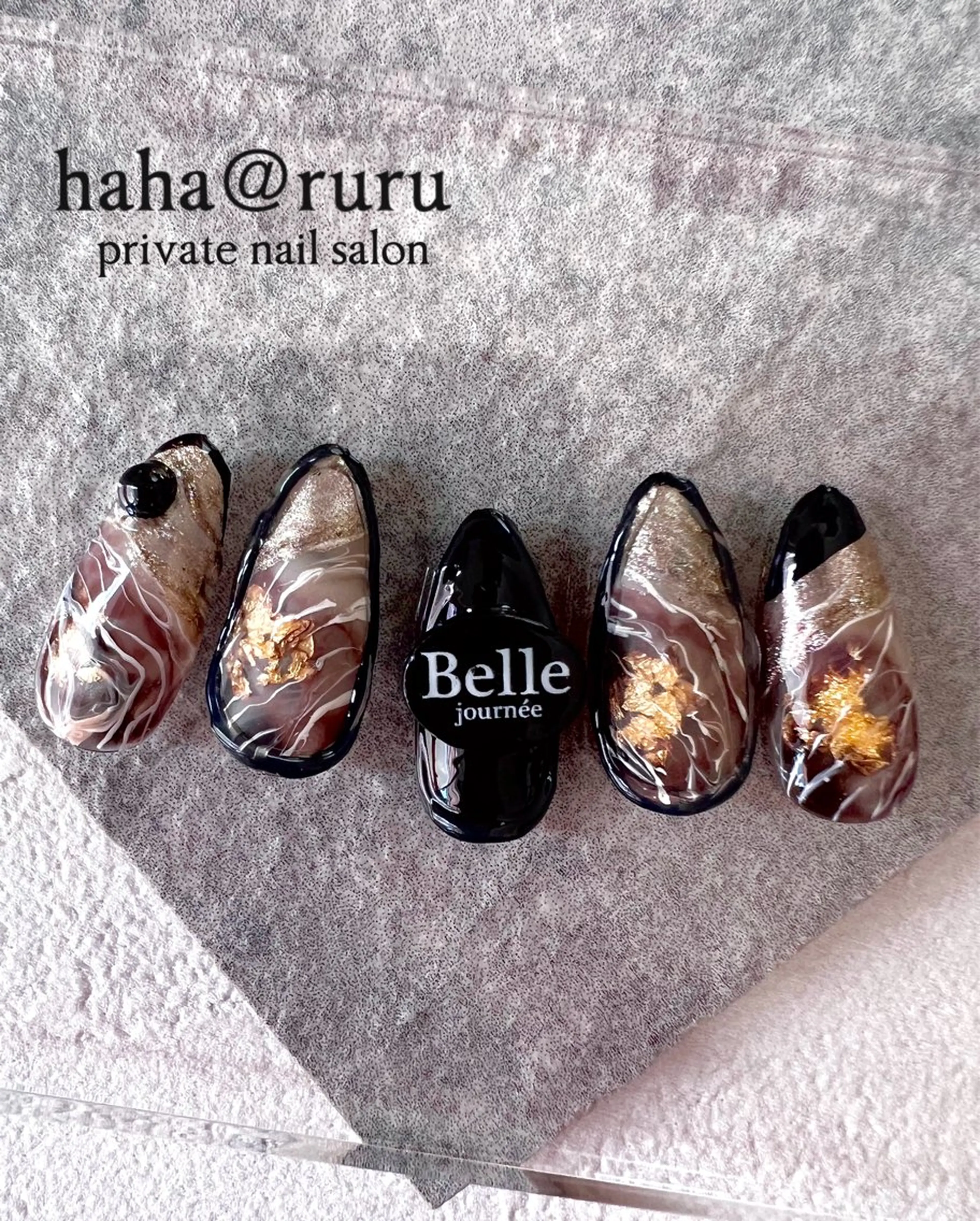 ネイル アートネイル ニュアンスネイル haha@ ruruのネイルデザイン