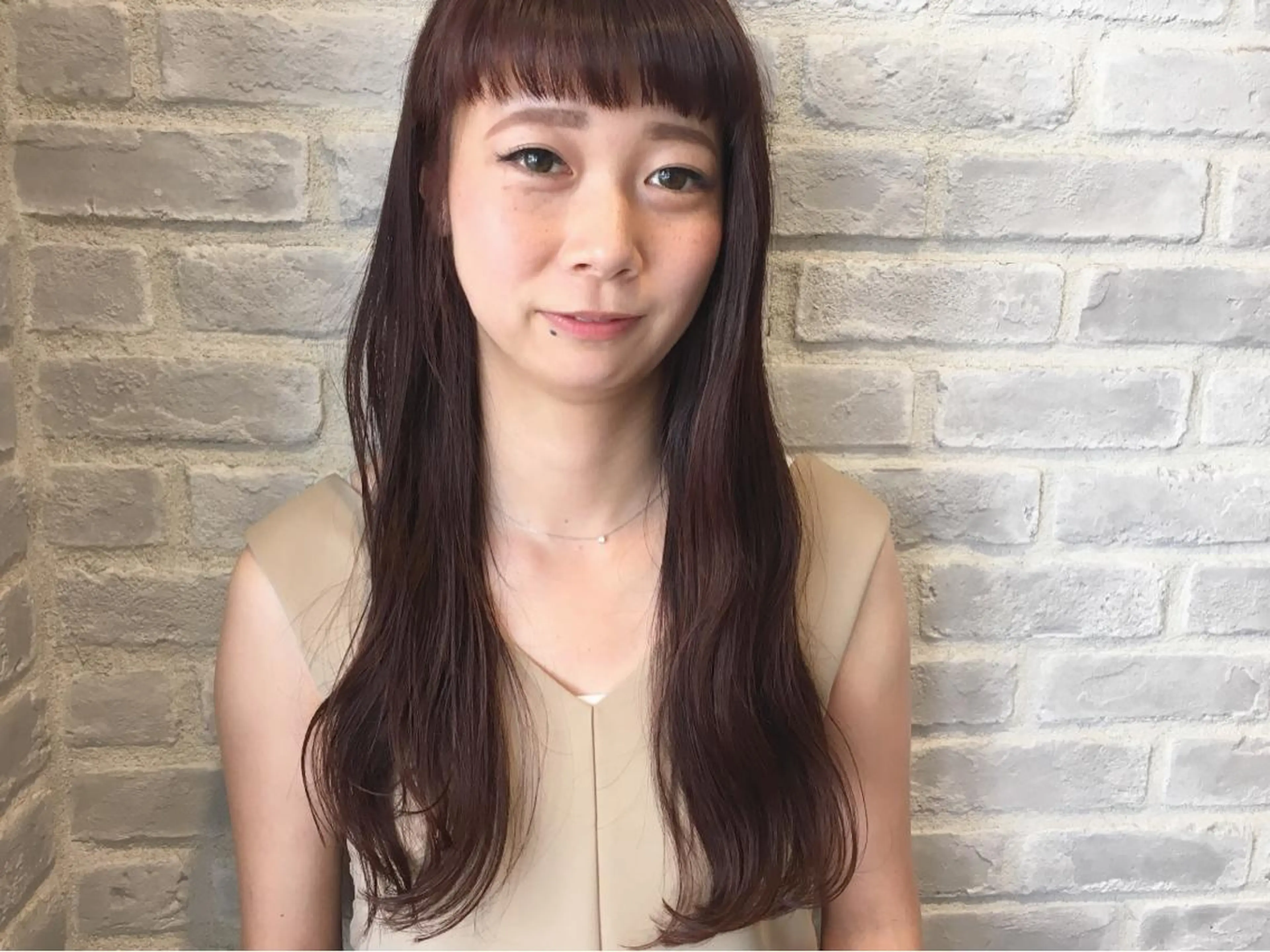 ロング カラー la fith所属・rico_by ヘアとアイブロウのヘアスタイル