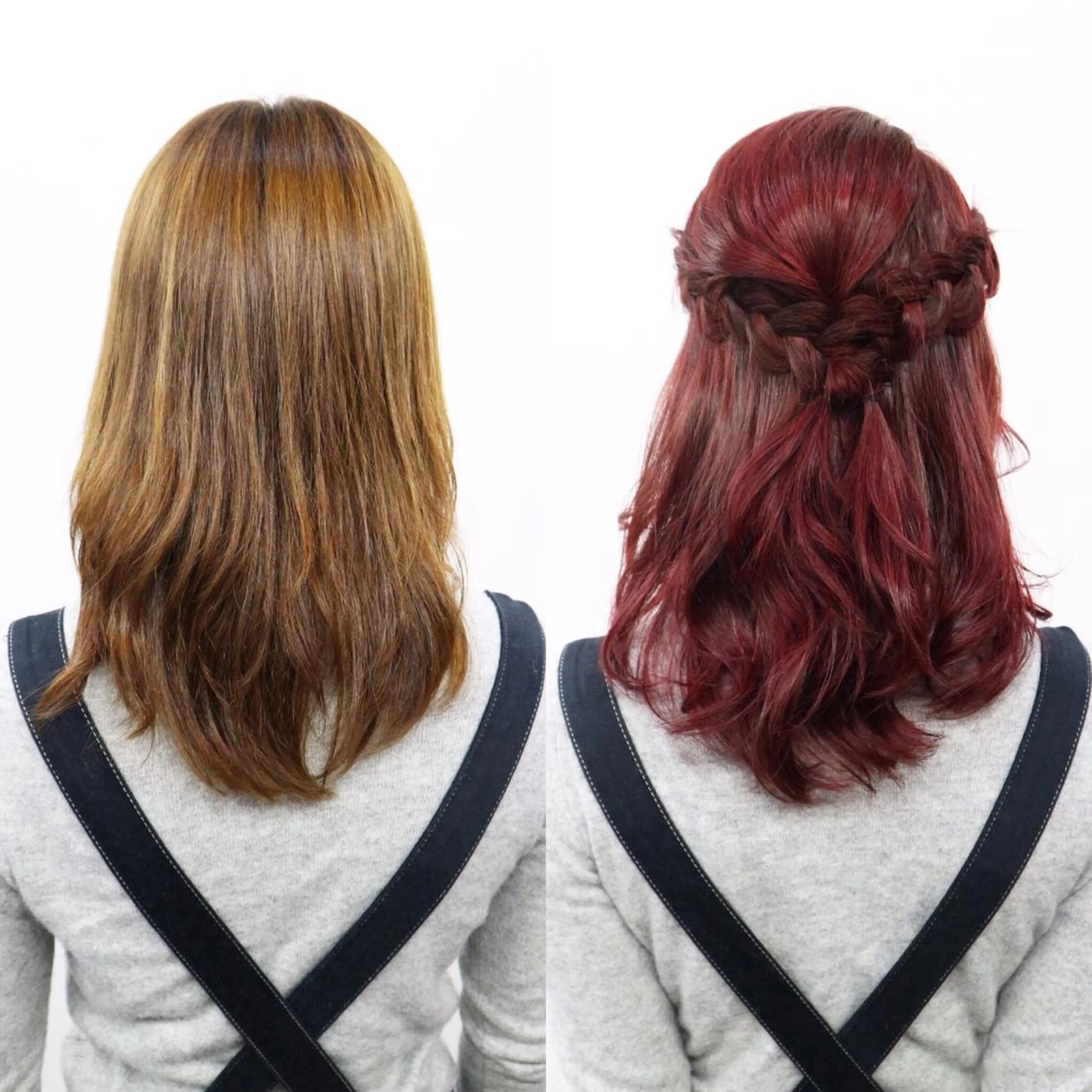 セミロング カラー トリートメント ヘアカラー 今泉 周のヘアスタイル