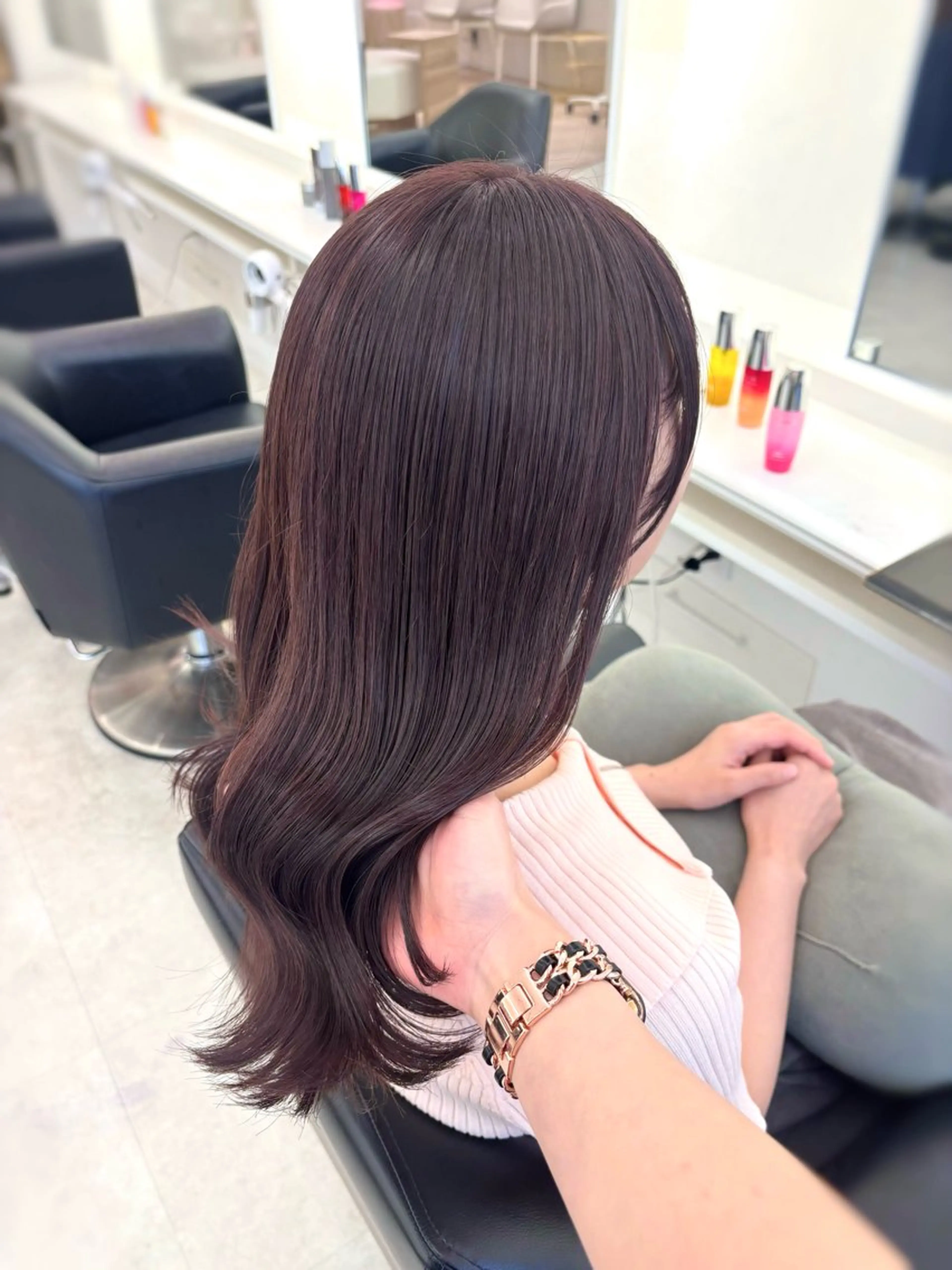 ロング カラー ヘアカラー parvemix平野 真央🎀💞のヘアスタイル