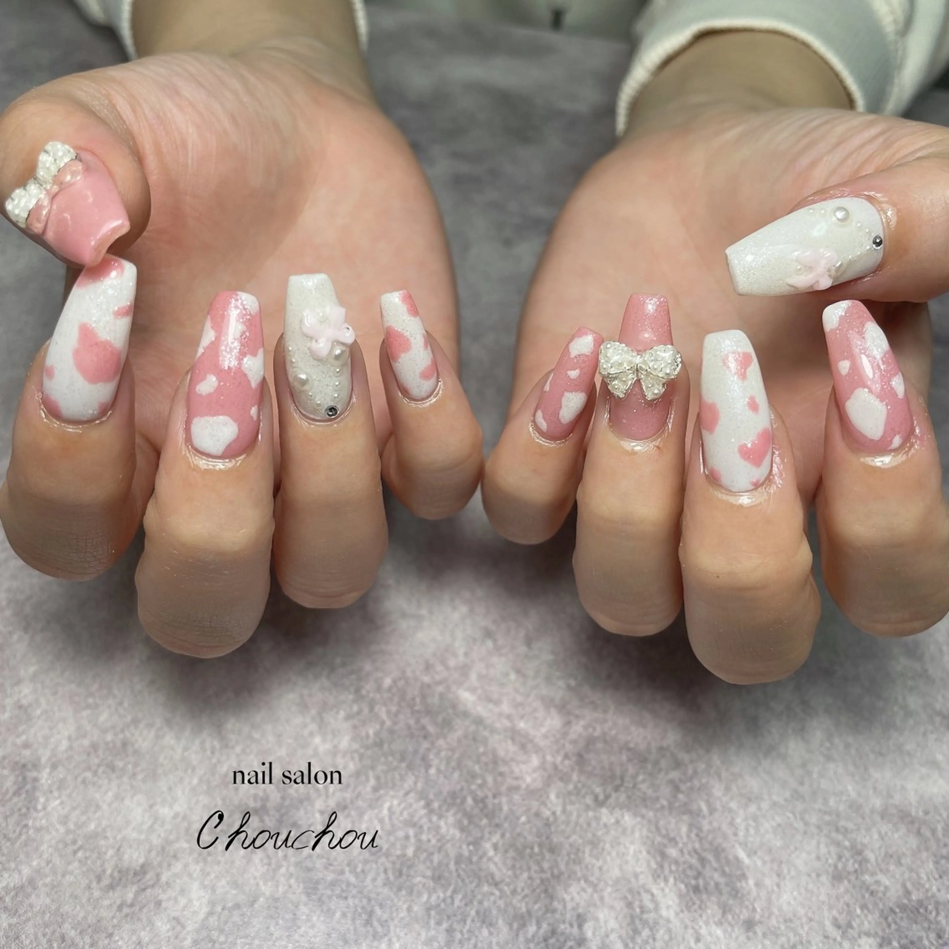 ネイル アニマル柄 ハンドネイル C'hou chouのネイルデザイン