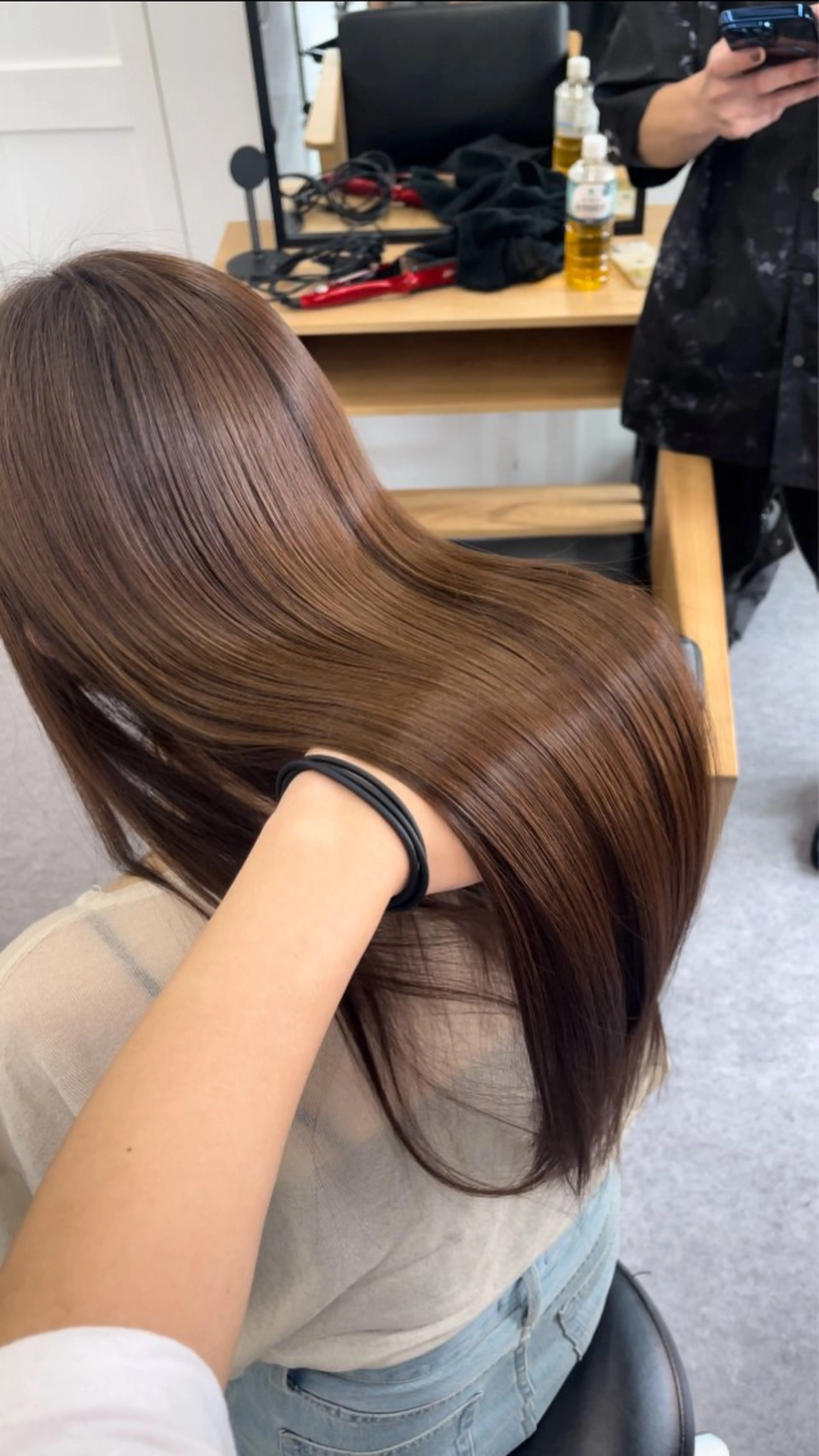 ロング 朝5分でキマる艶髪 ／ヤマダのヘアスタイル