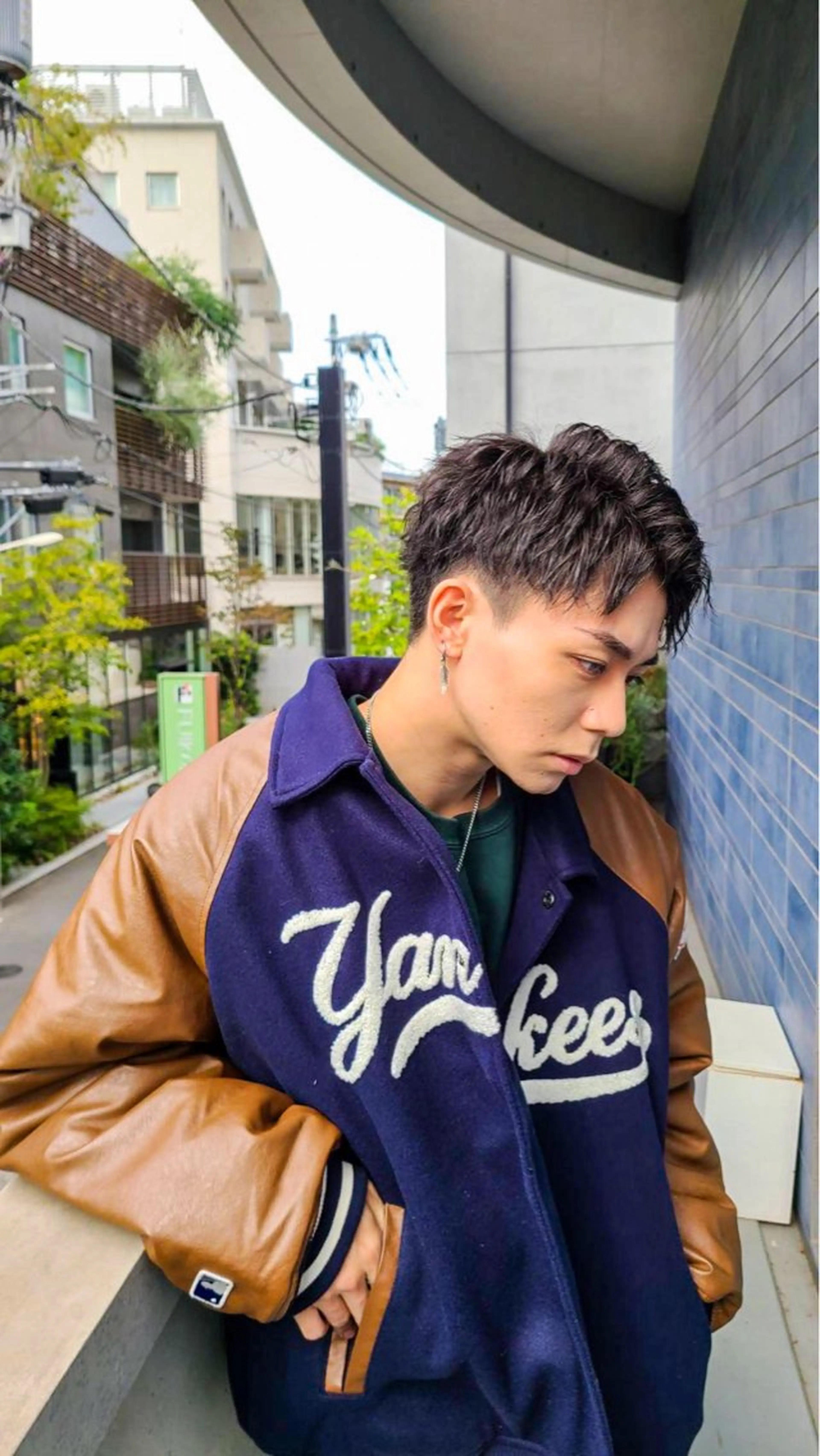 メンズ限定カット➕パーマ➕ヘアセットの写真