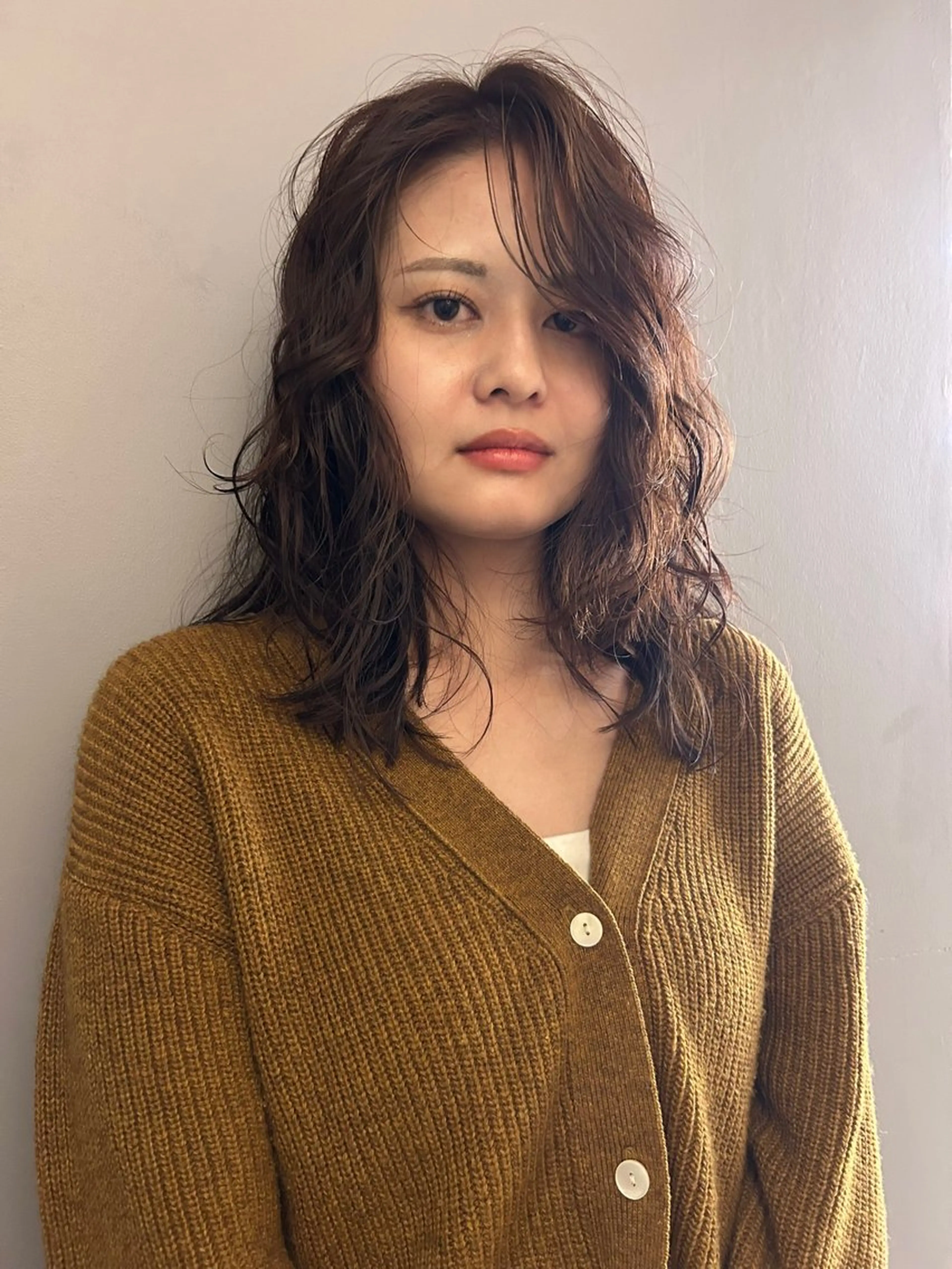 カラー ブリーチ ブラウンカラー ブリーチなしカラー ヘアカラー Yaya ヤヤ / HACO+のヘアスタイル