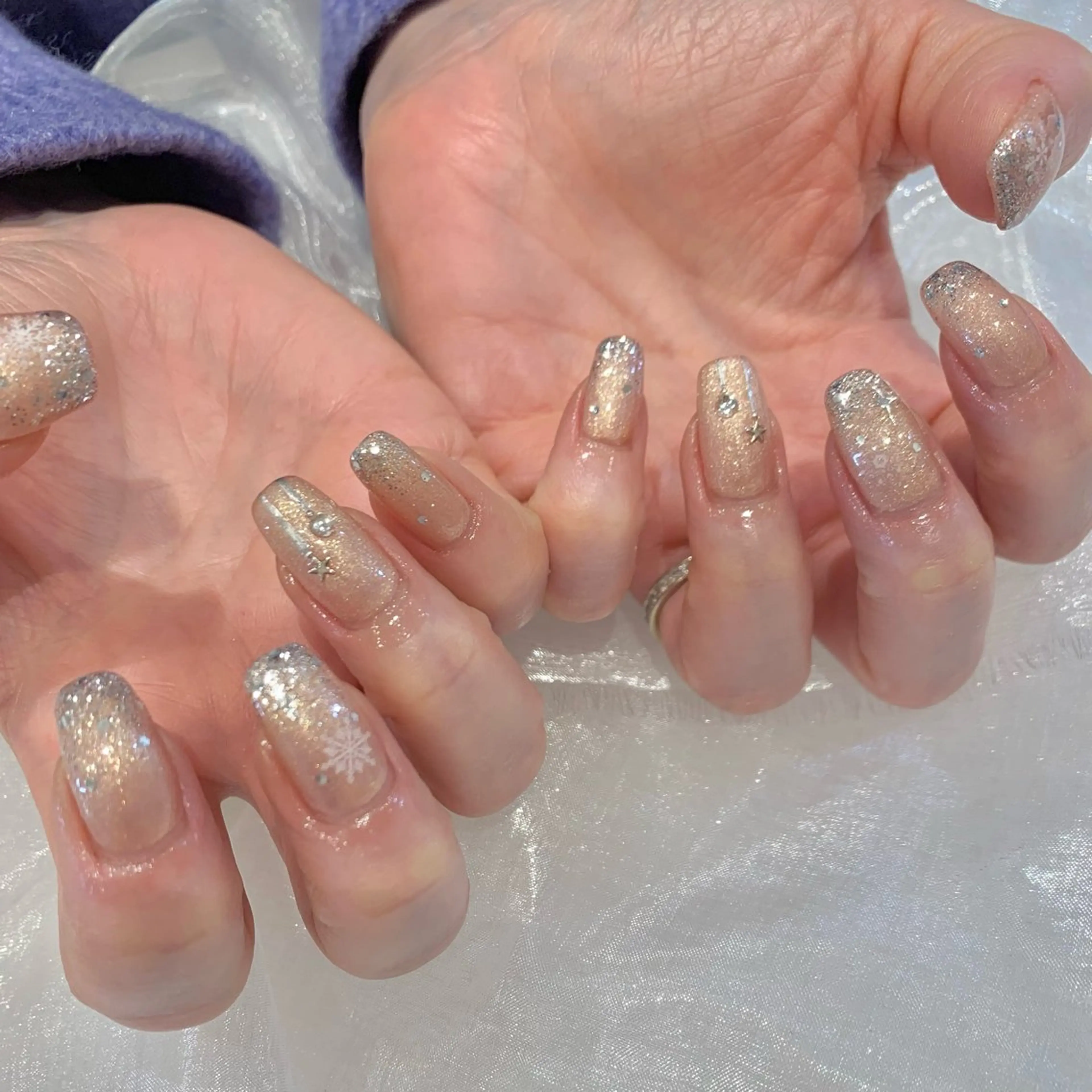 ネイル 冬ネイル ハンドネイル nailist🍒 ヤマザキのネイルデザイン