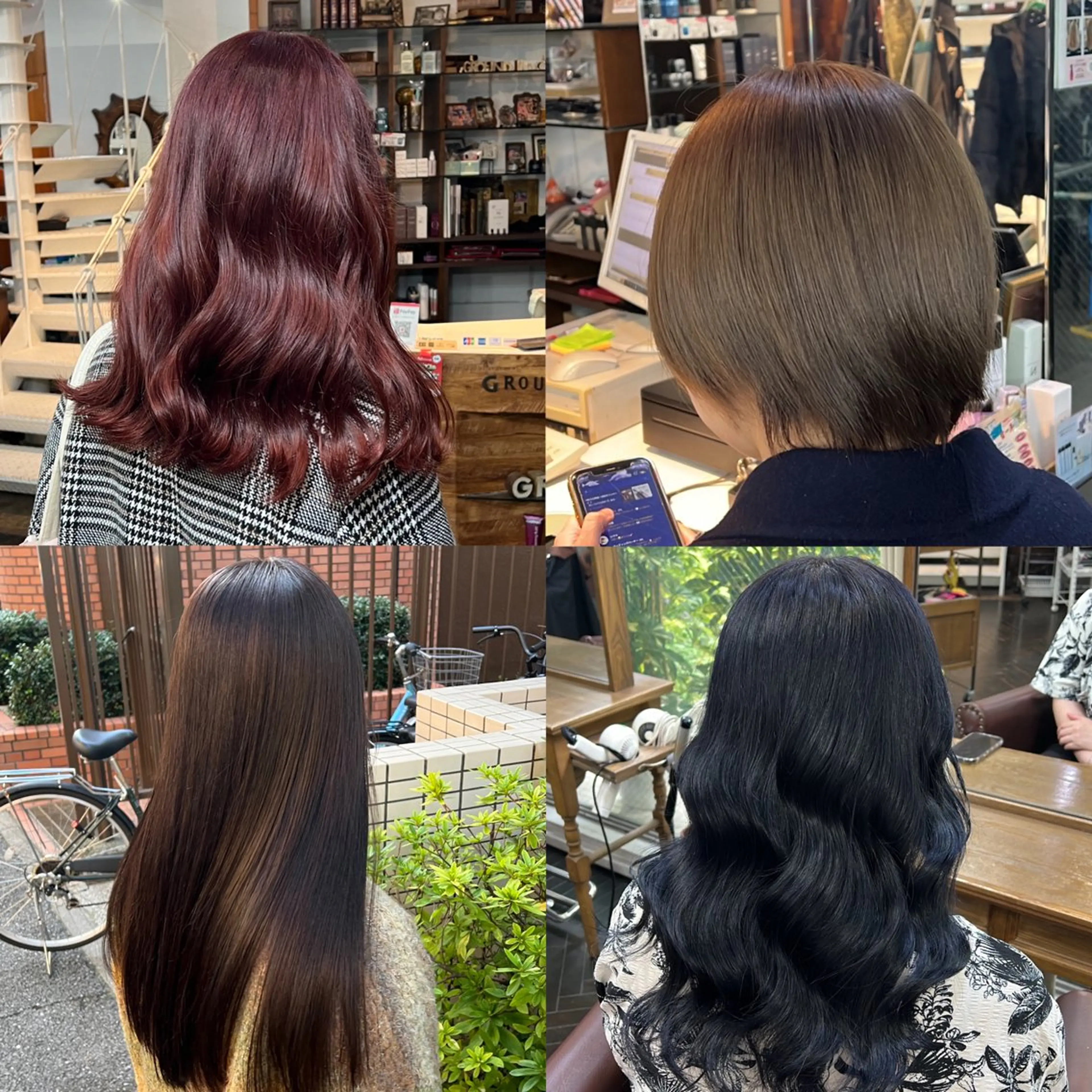 ワンカラー+トリートメントの写真