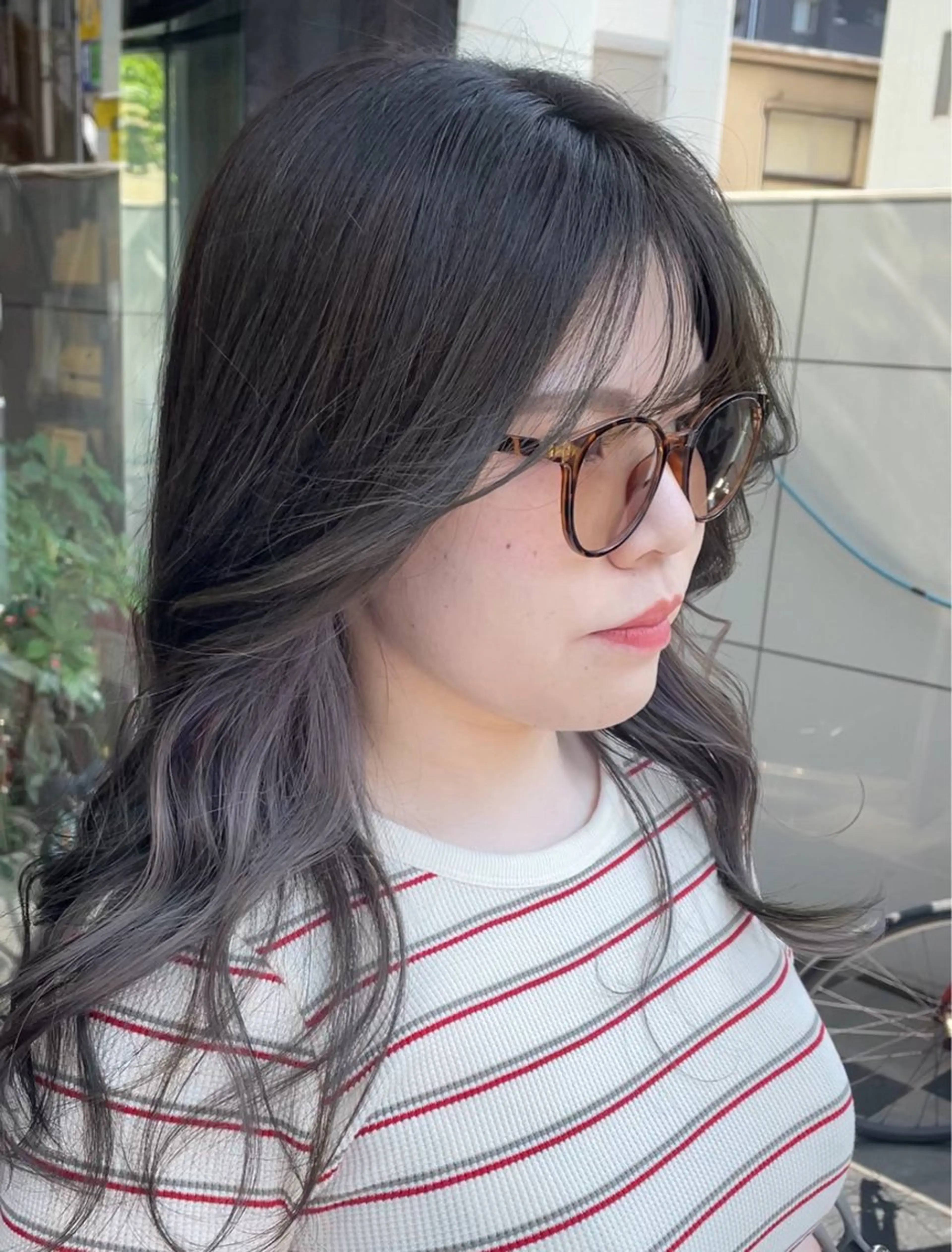 ロング カラー ヘアカラー トリートメント 古指 匠巳のヘアスタイル