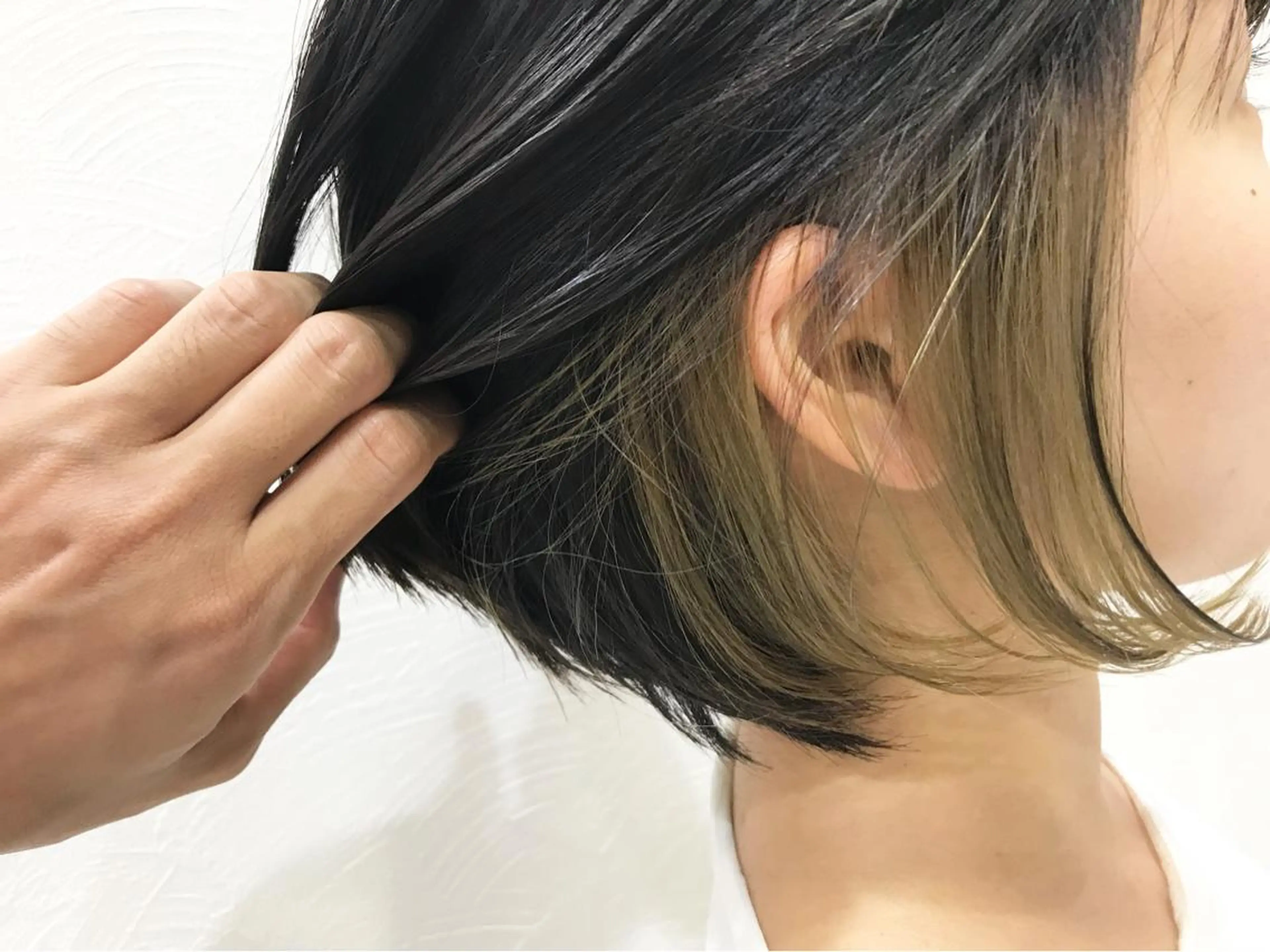 カラー インナーカラー ヘアカラー トリートメント Life salon SAKURAのヘアスタイル