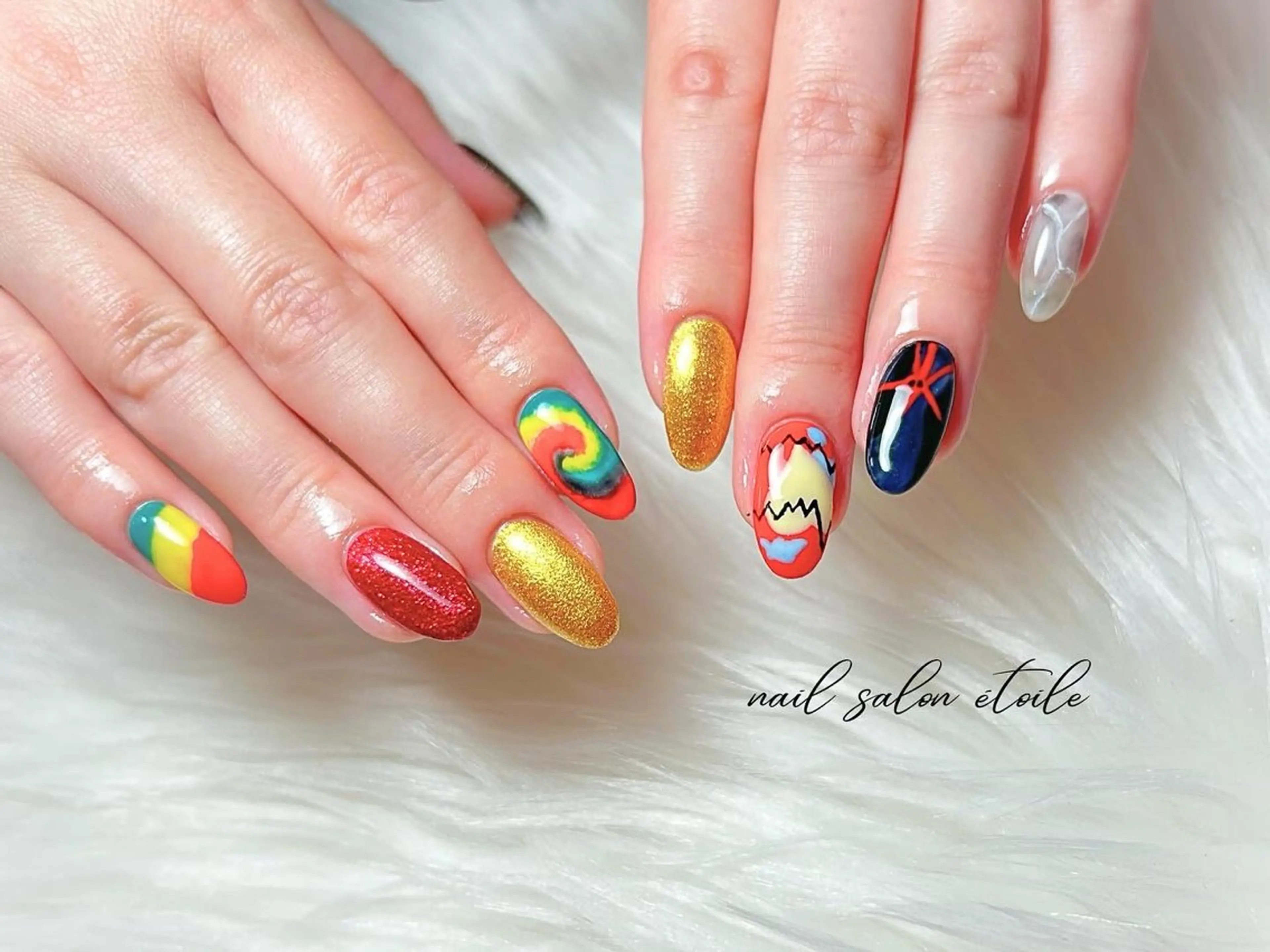 ネイル ハンドネイル nail salon étoileのネイルデザイン