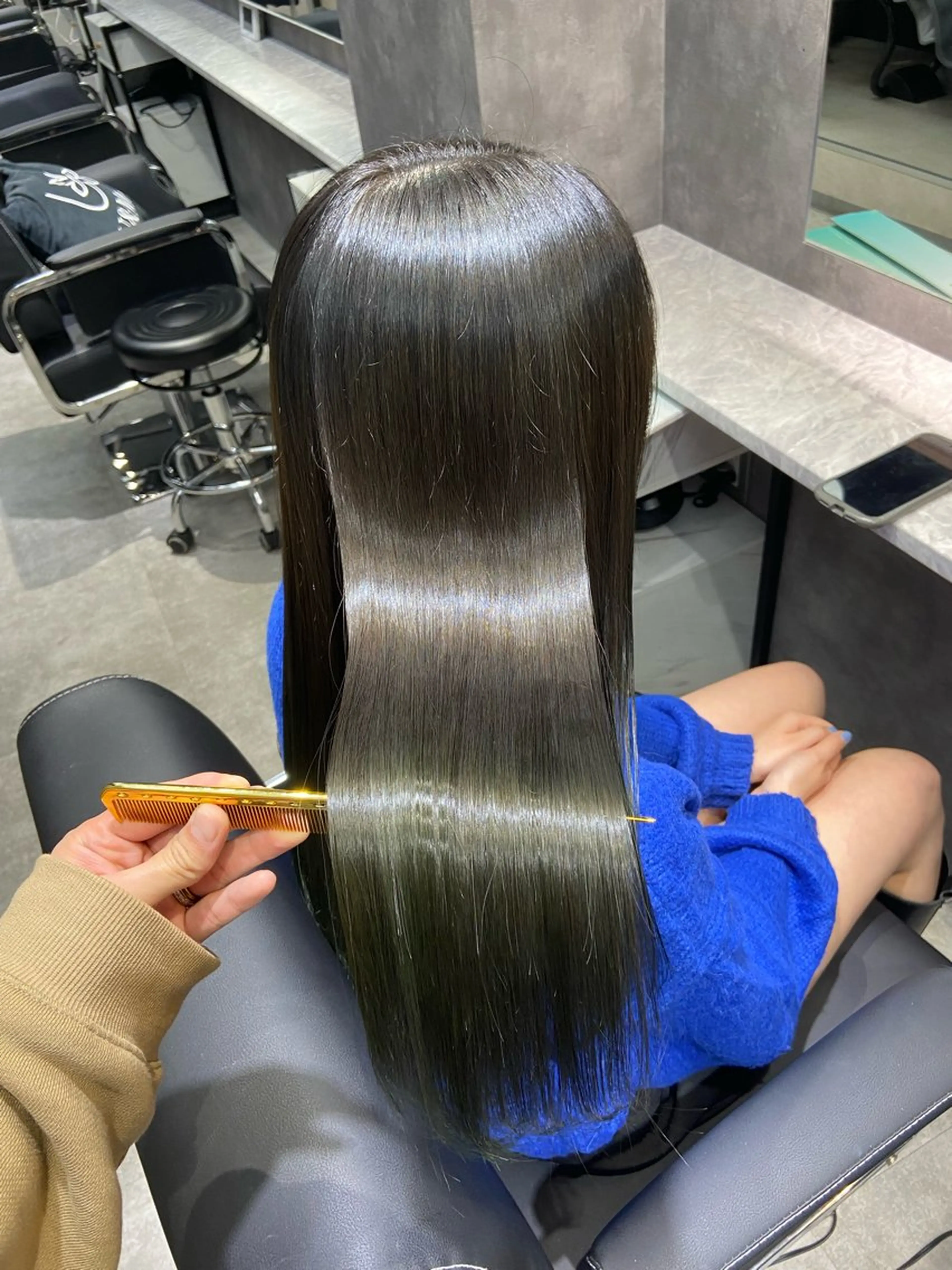 ロング 髪質改善 トリートメント 🦉静かに過ごしたい 方、個室席🦉タナカのヘアスタイル