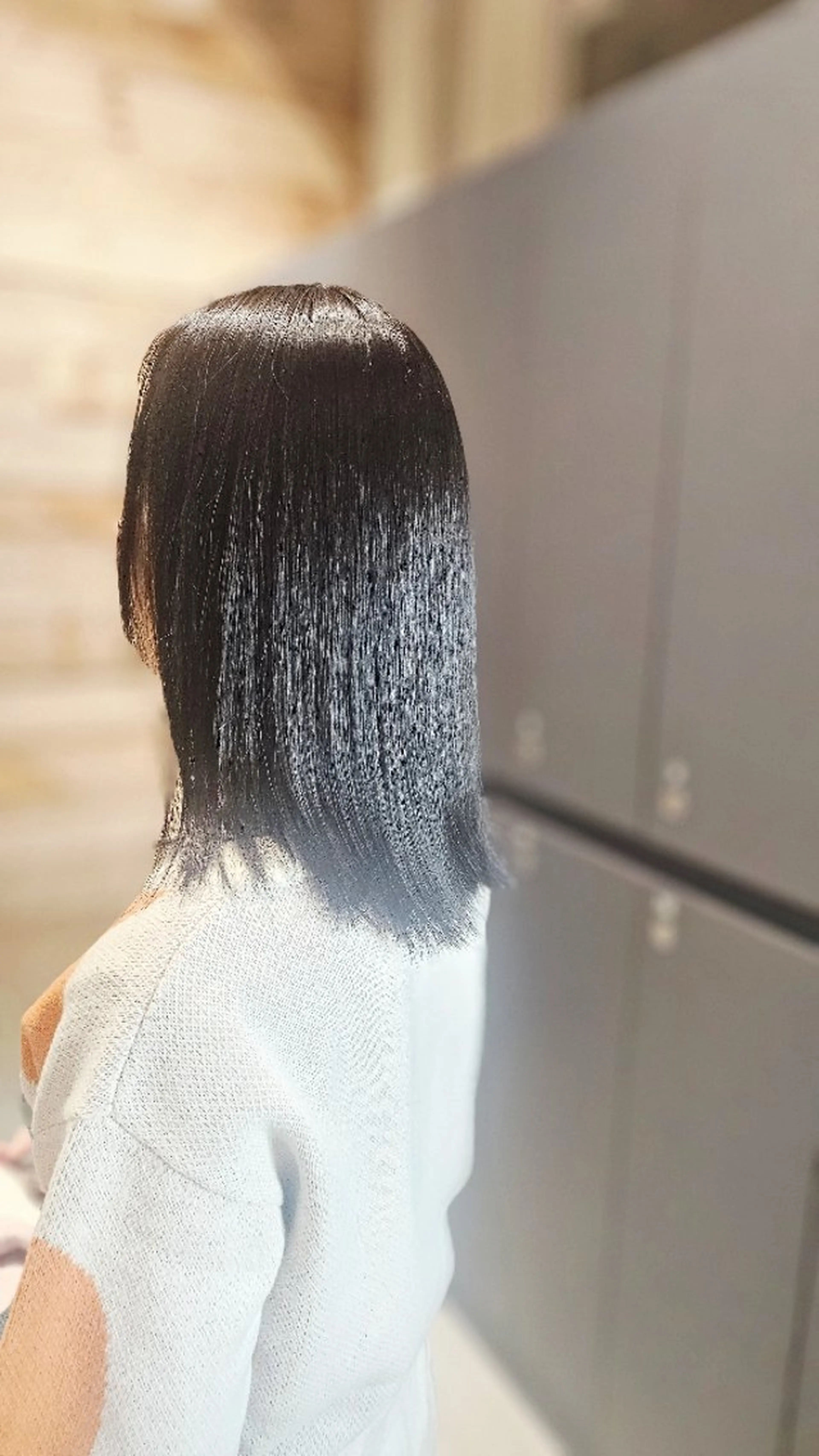セミロング ヘアカラー 広瀬 輝明のヘアスタイル