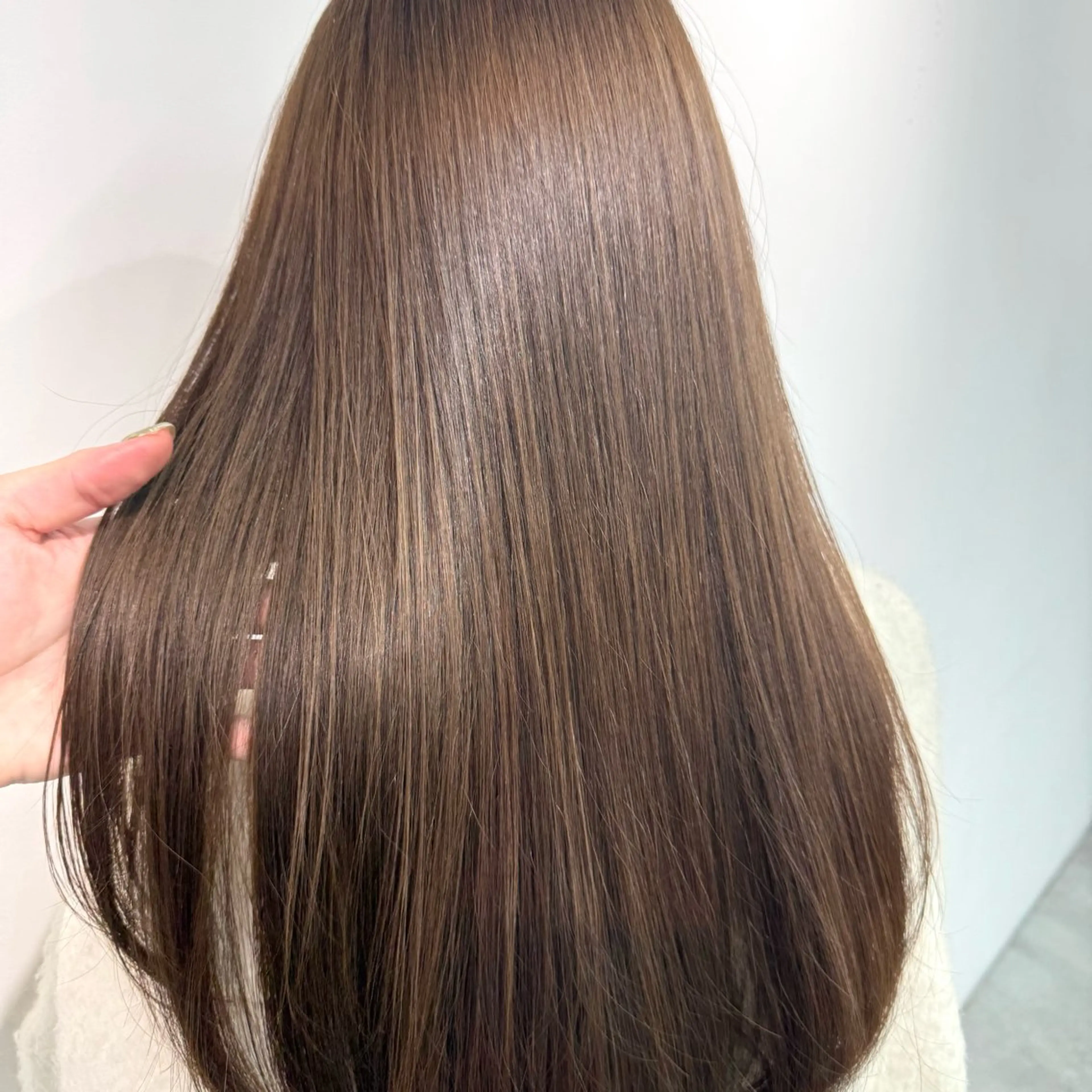 ロング カラー ヘアアレンジ ブリーチなしカラー /ベージュ/安形翔のヘアスタイル