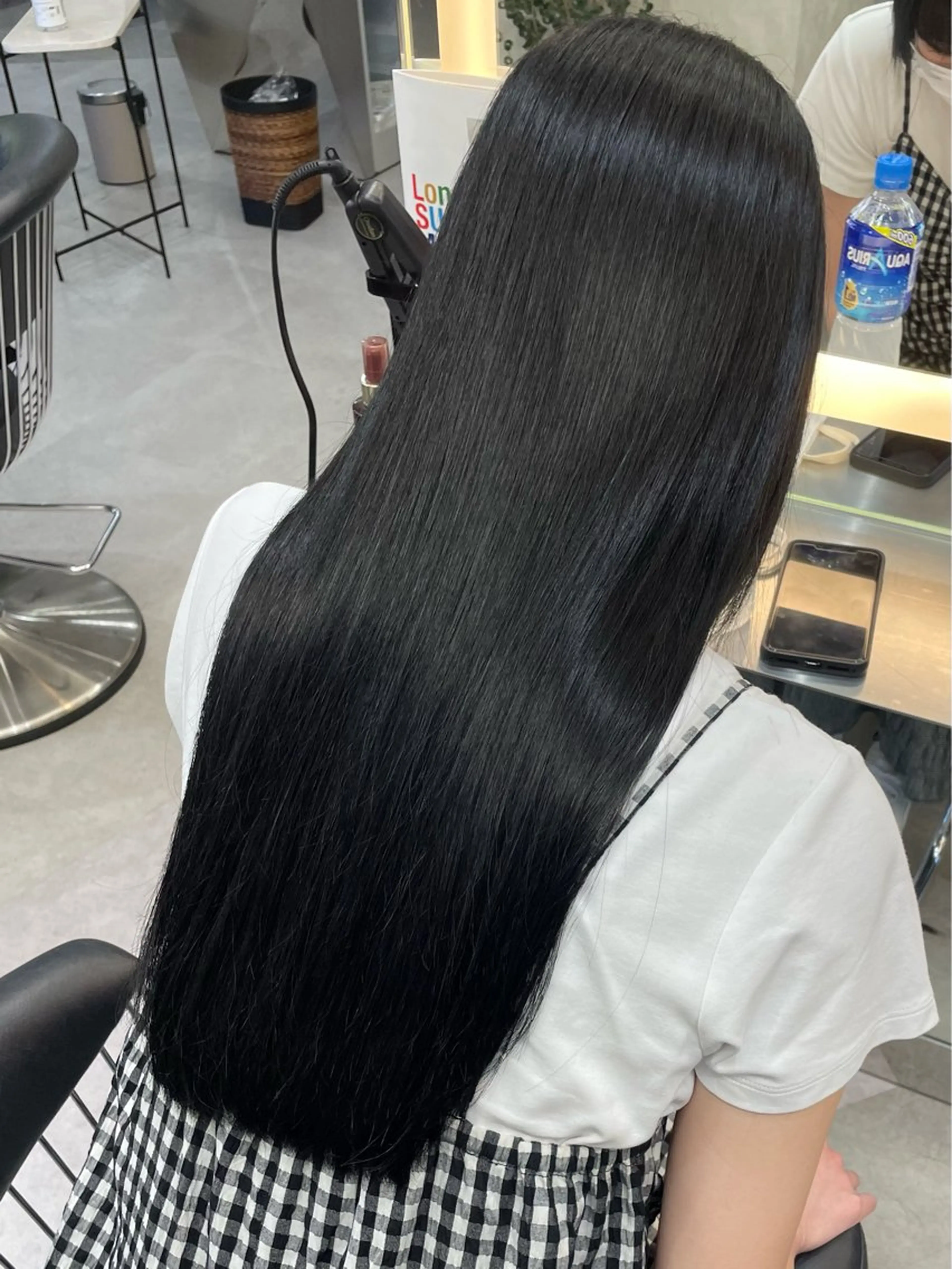 ロング 髪質改善 縮毛矯正 カット ヘアカラー 縮毛矯正 トリートメント ボブ/くびれボブ/ 髪質改善/Ru-kaのヘアスタイル