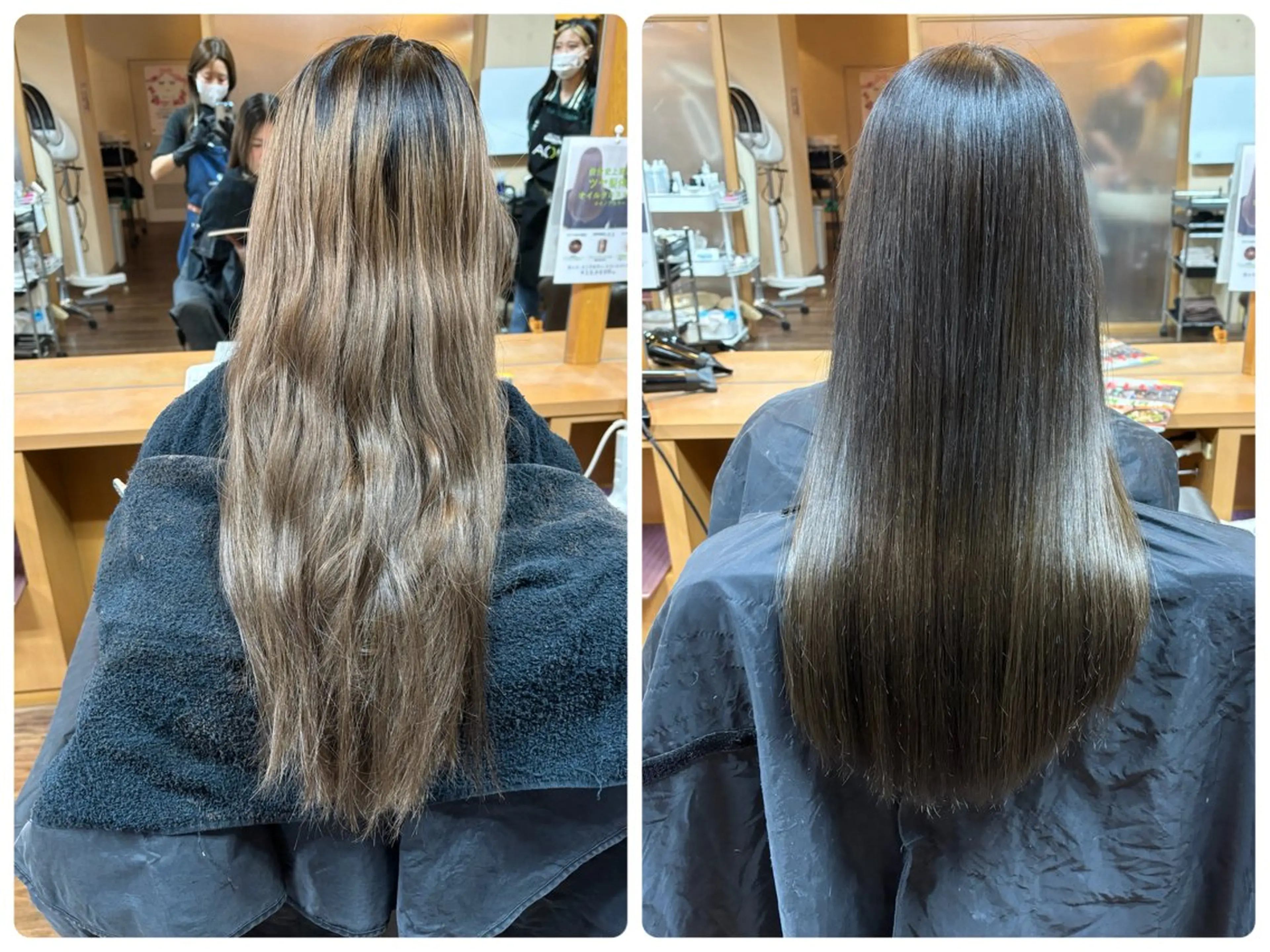 ロング 中野 里咲のヘアスタイル