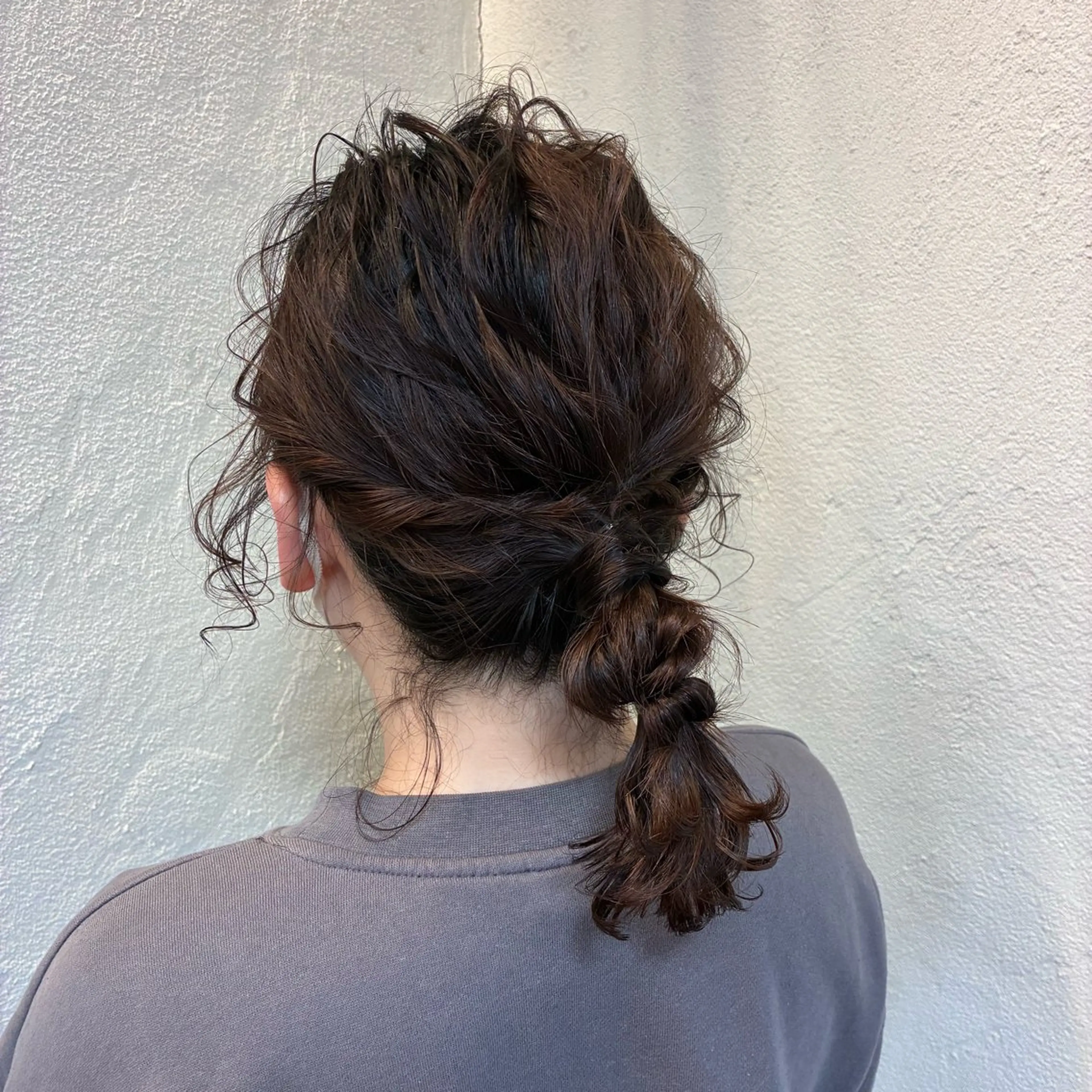 ミディアム ヘアアレンジ 若林 美帆のヘアスタイル