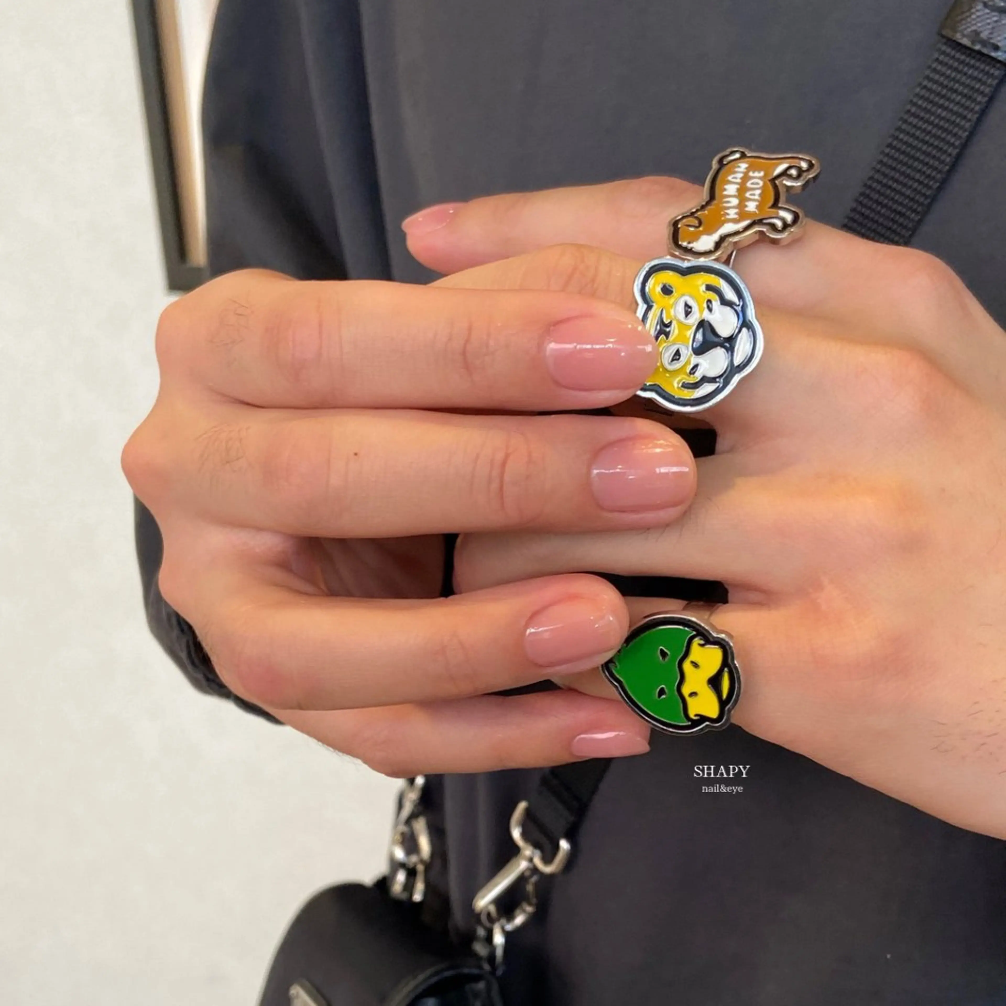 メンズ ネイル ハンドネイル SHAPYパラジェル フィルイン対応　うみのマツエク・マツパデザイン