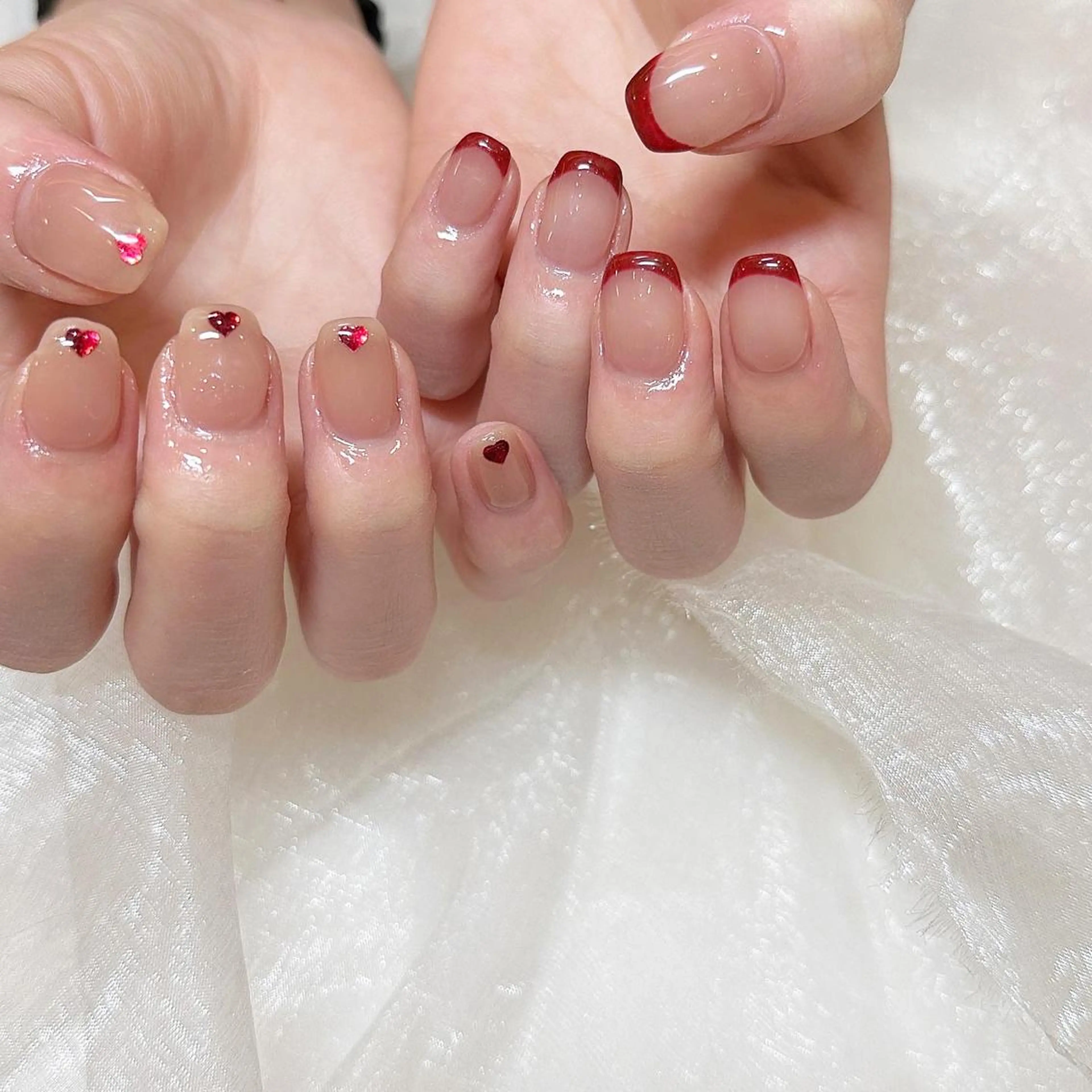 𝕄𝕚𝕪𝕦🤍 自由が丘⌇パラジェルのネイルデザイン