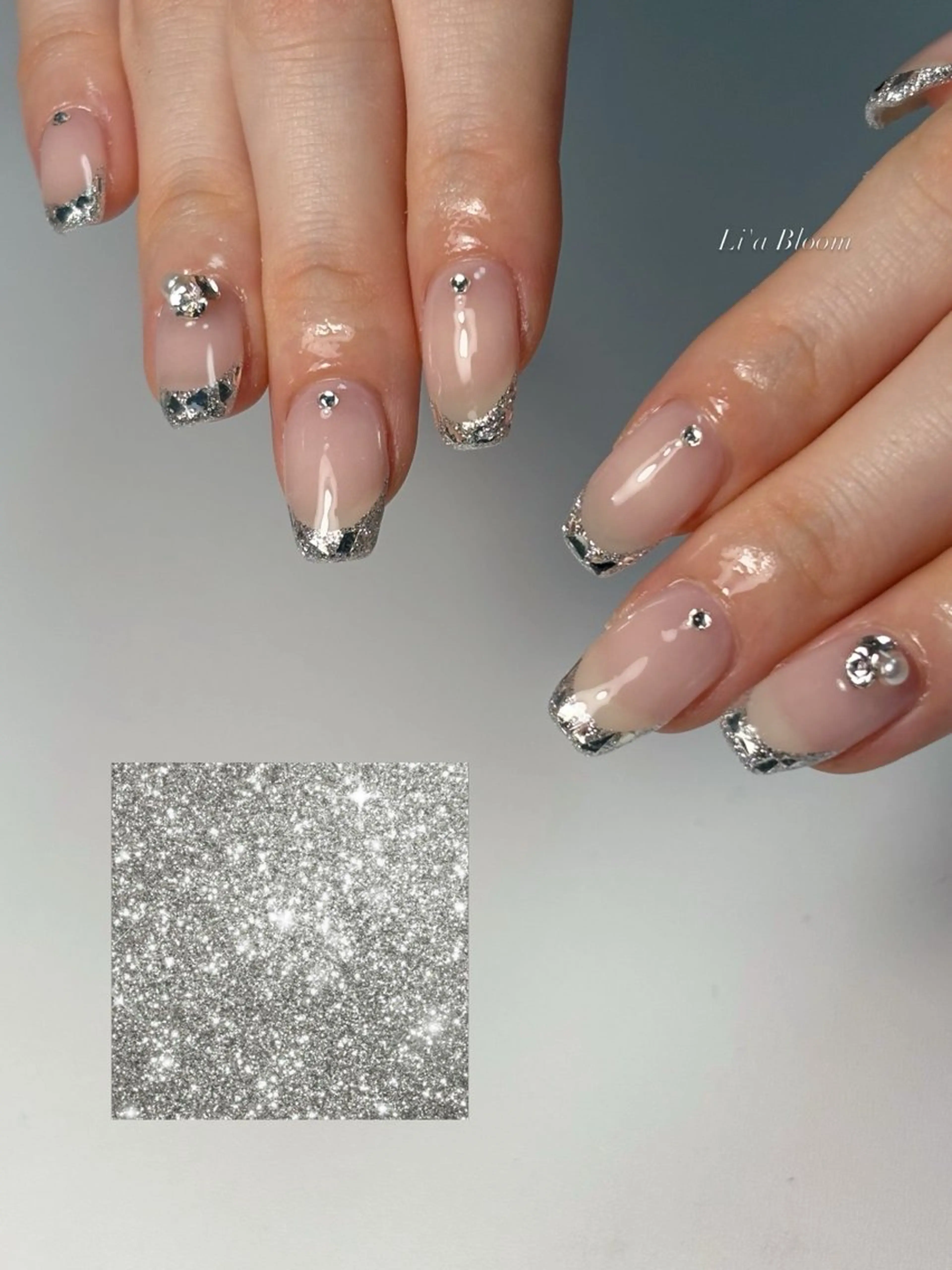 ネイル ハンドネイル Li'a Bloom所属・🦋🤍 madoka🤍のネイルデザイン