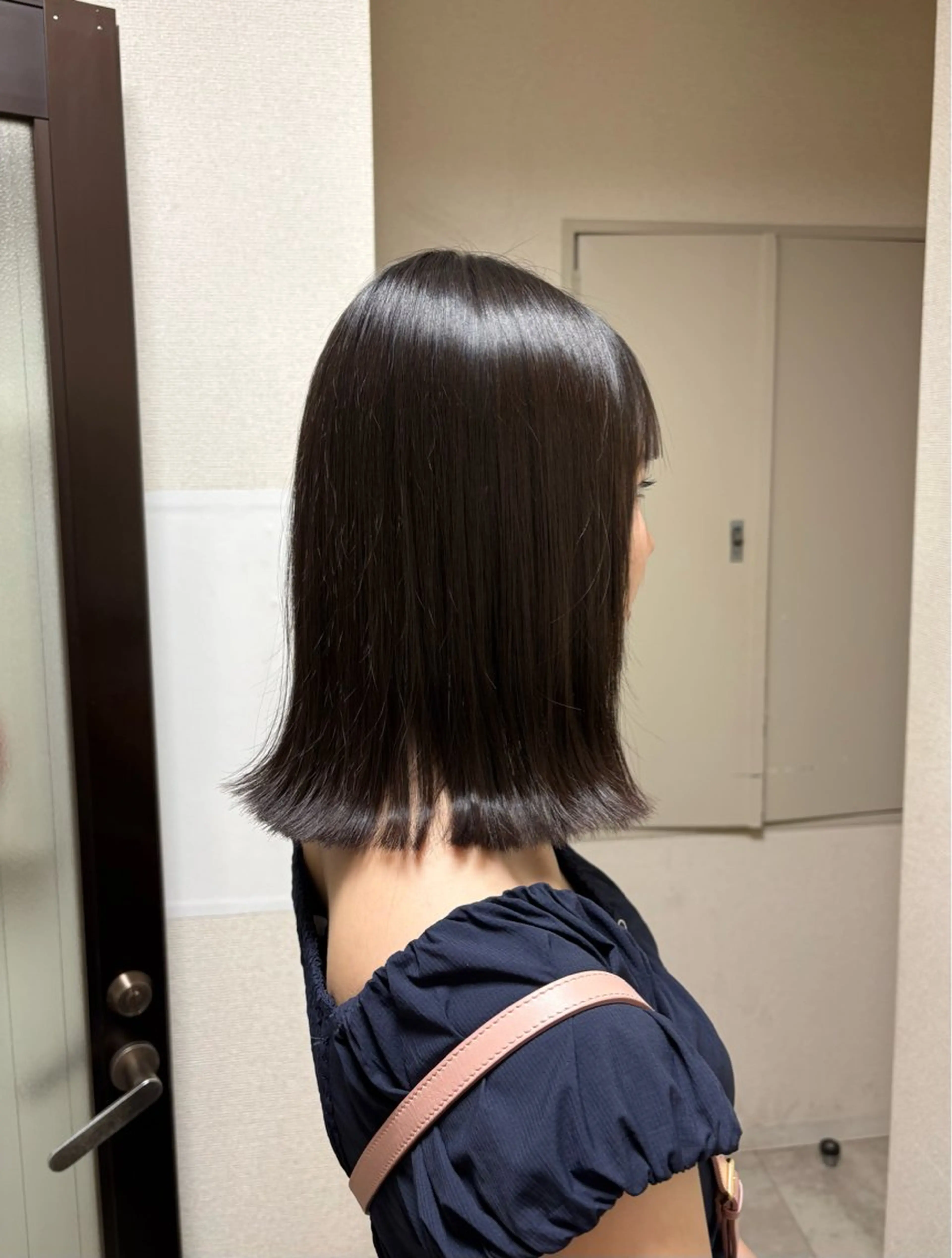 セミロング ALBUM ACADEMY 清水のヘアスタイル