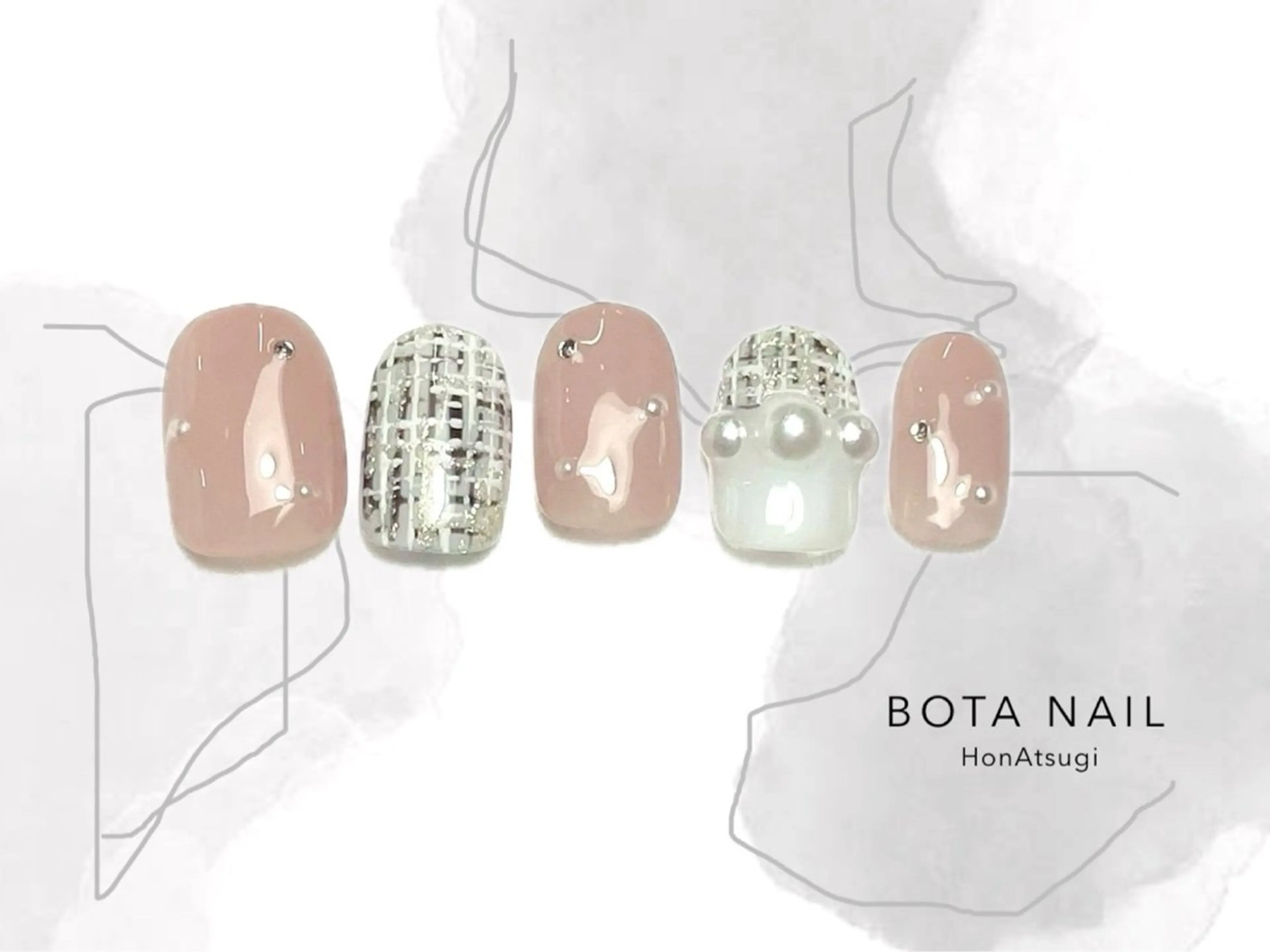ネイル ハンドネイル BOTA NAIL UMIのネイルデザイン