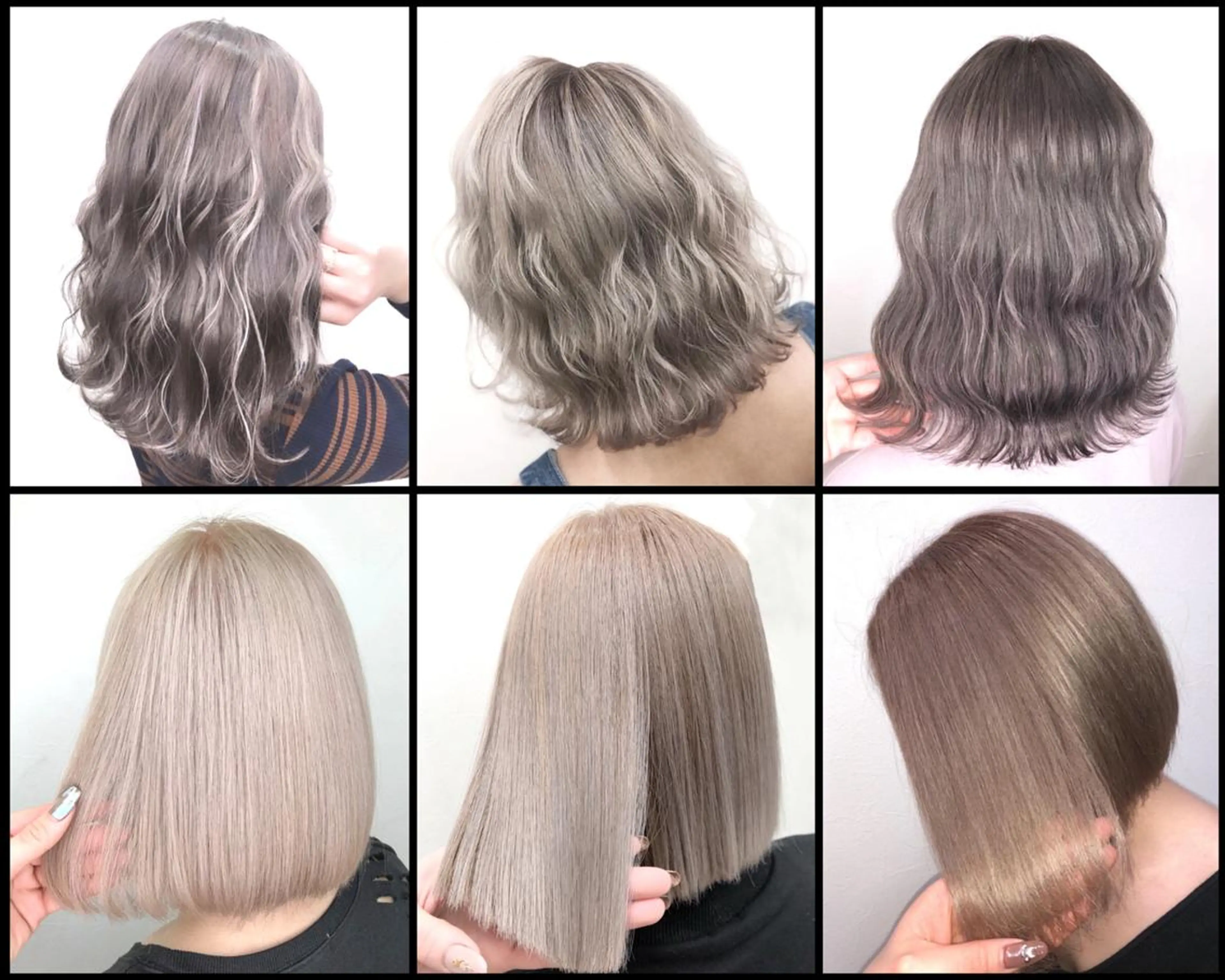 カラー アッシュ グレージュ ヘアカラー トリートメント SAKI🫧NEXT 池袋/韓国風カラー✨のヘアスタイル