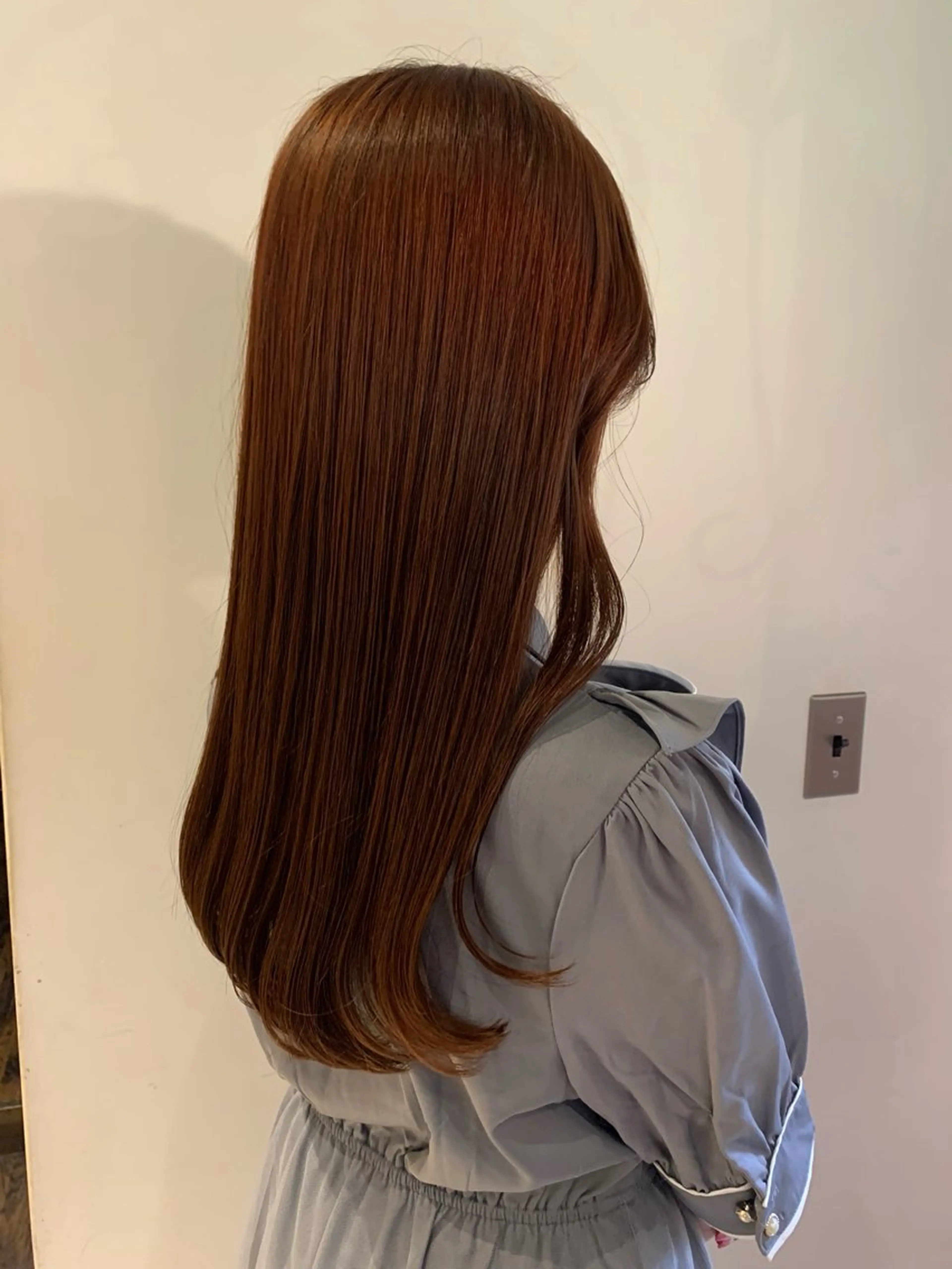 ロング カラー 縮毛矯正 小林 千紗のヘアスタイル