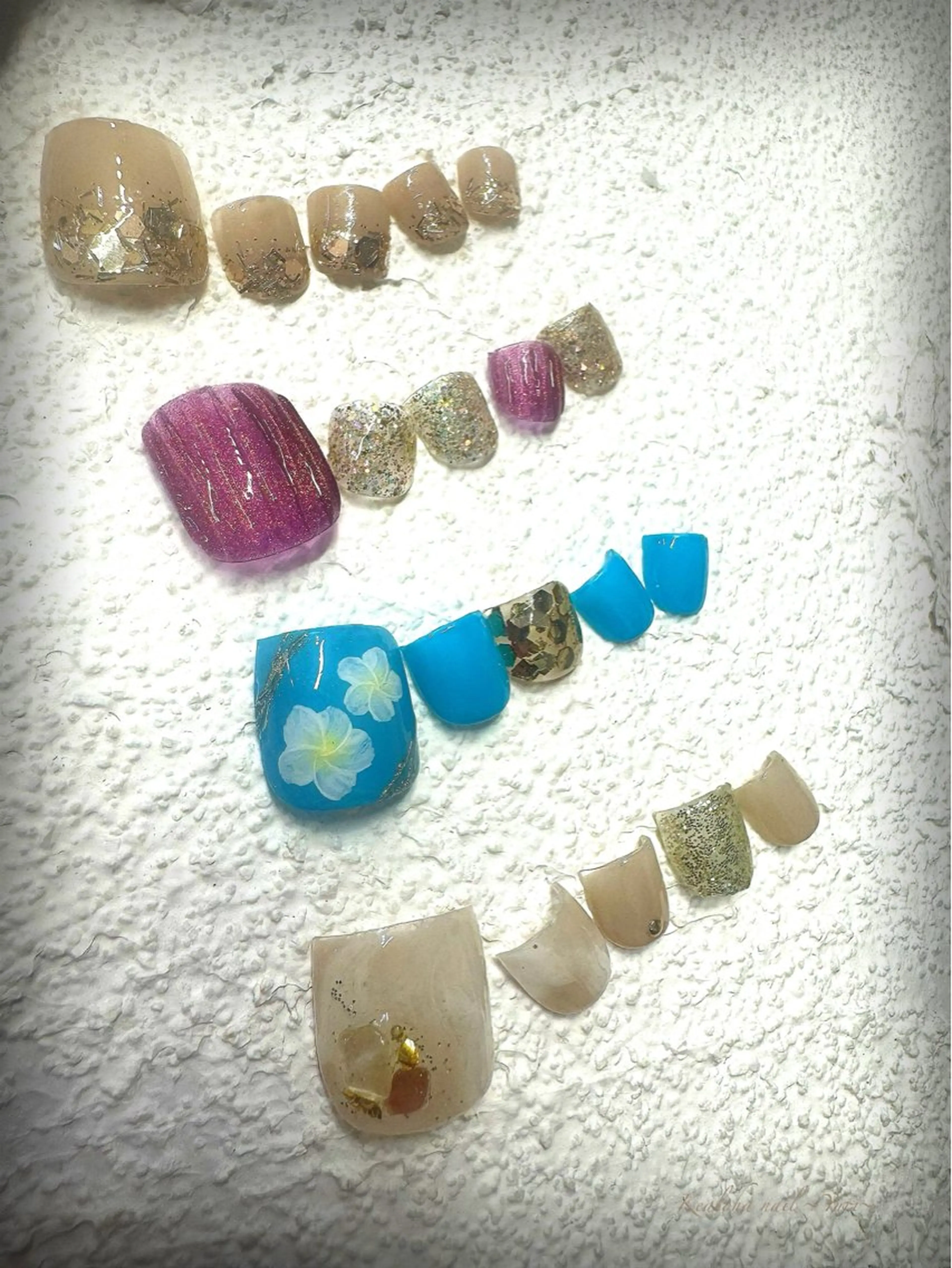 ネイル アートネイル フットネイル Kealoha nail所属・西村 ゆりのネイルデザイン