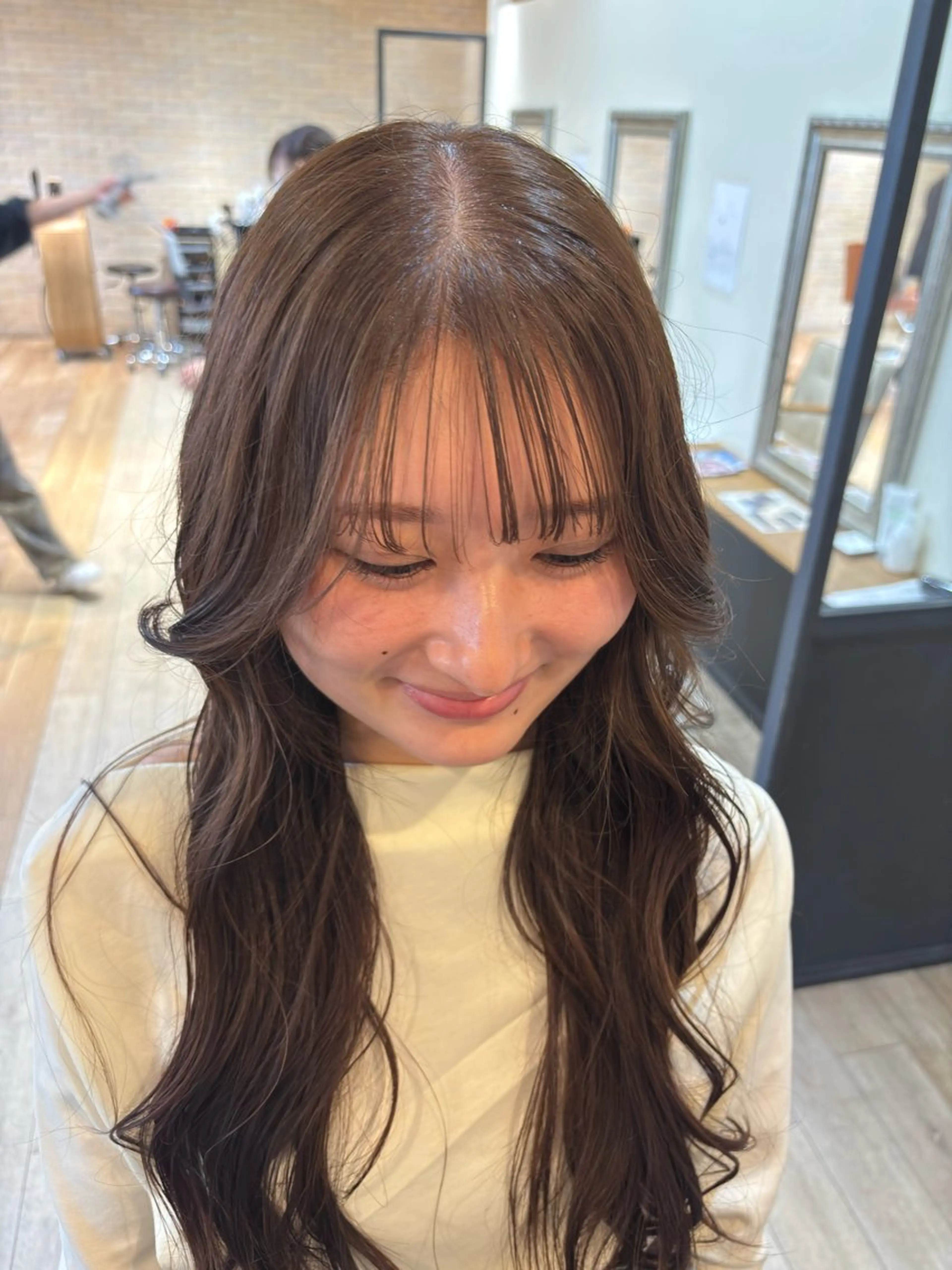 ロング カラー ベージュカラー 透明感カラー Karin trスタイリスト🥀のヘアスタイル