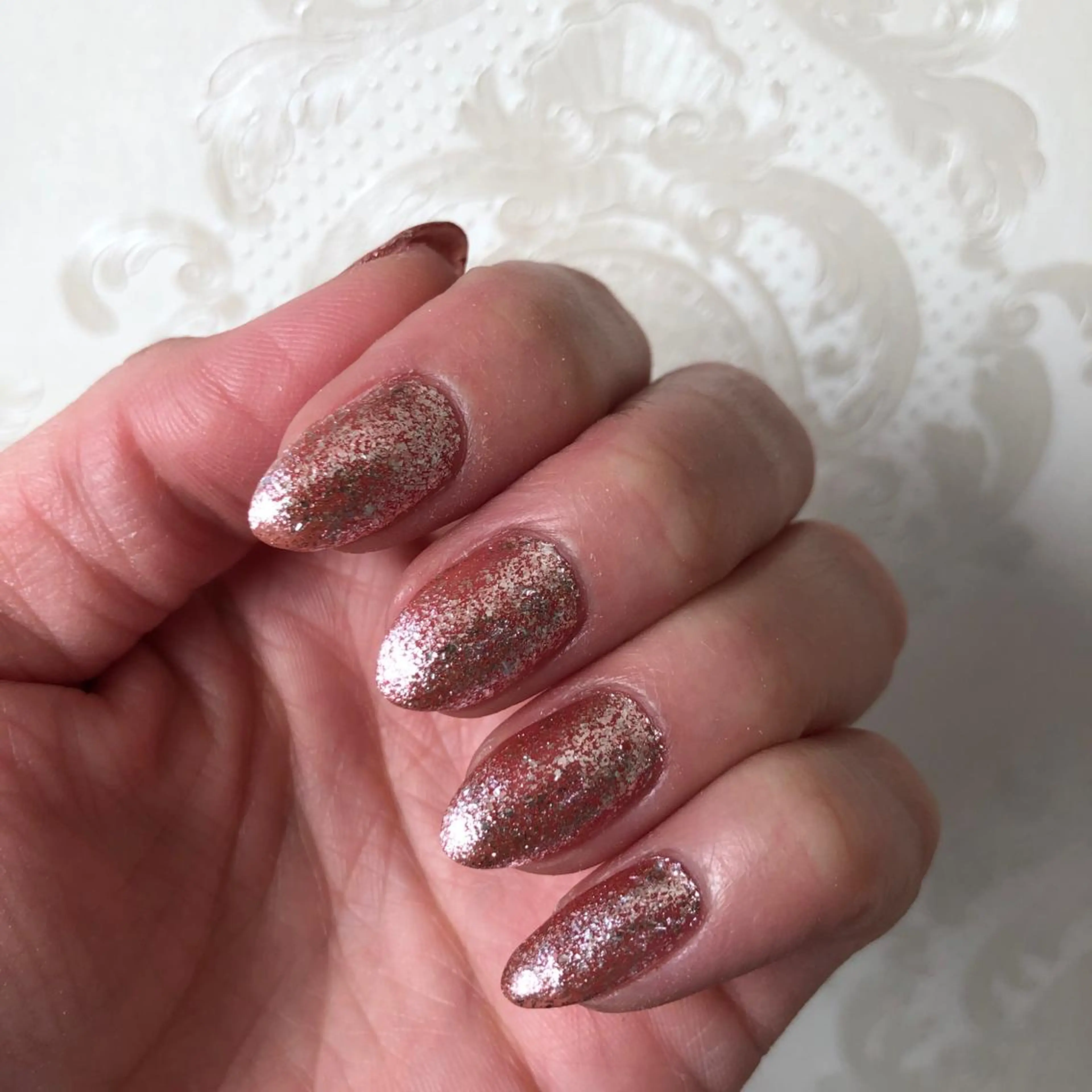 ミディアム ネイル ハンドネイル 《LB》ラブリエ Nail&eyeのマツエク・マツパデザイン