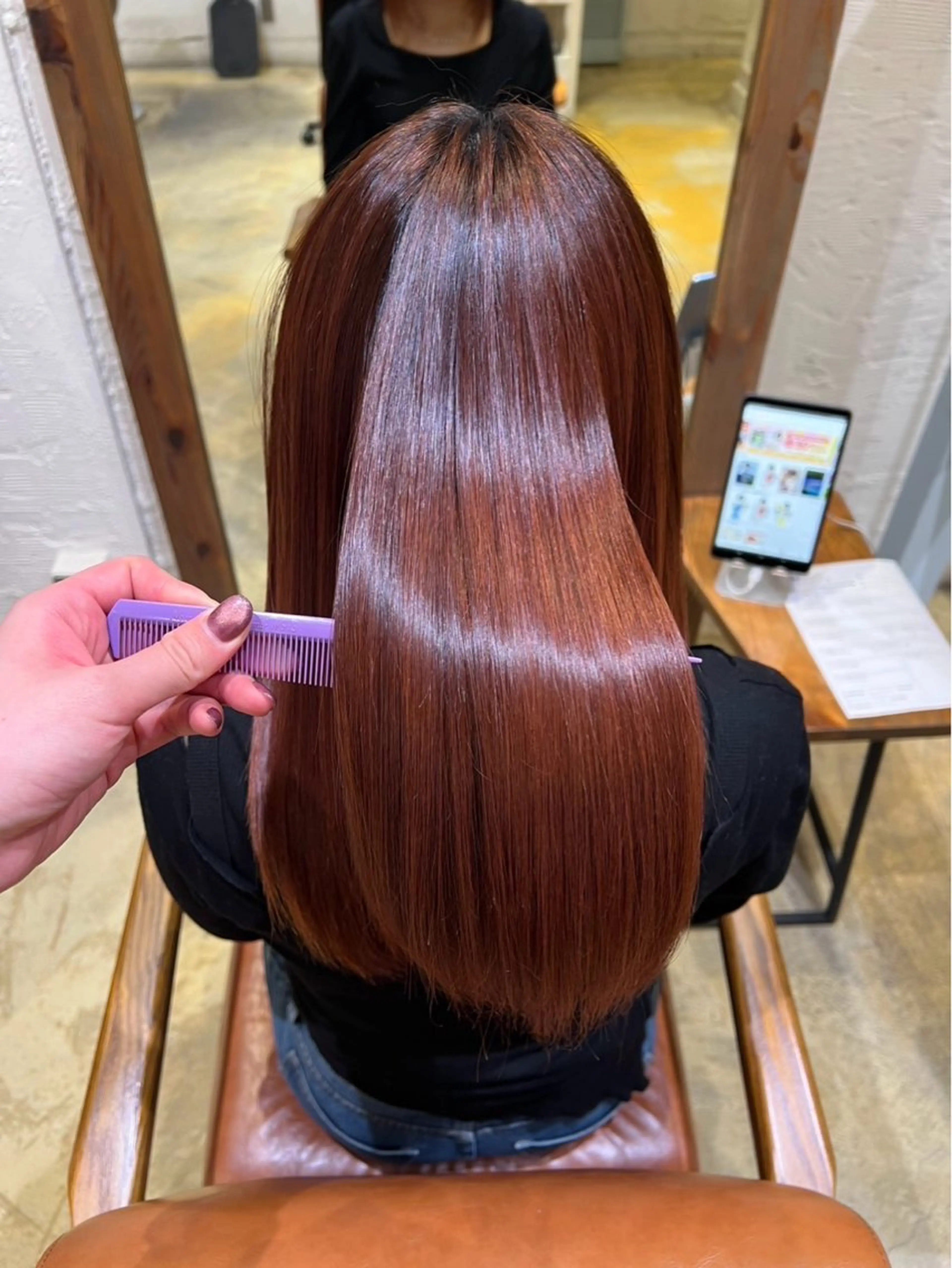 髪質改善ストレート【髪ドラ】の写真