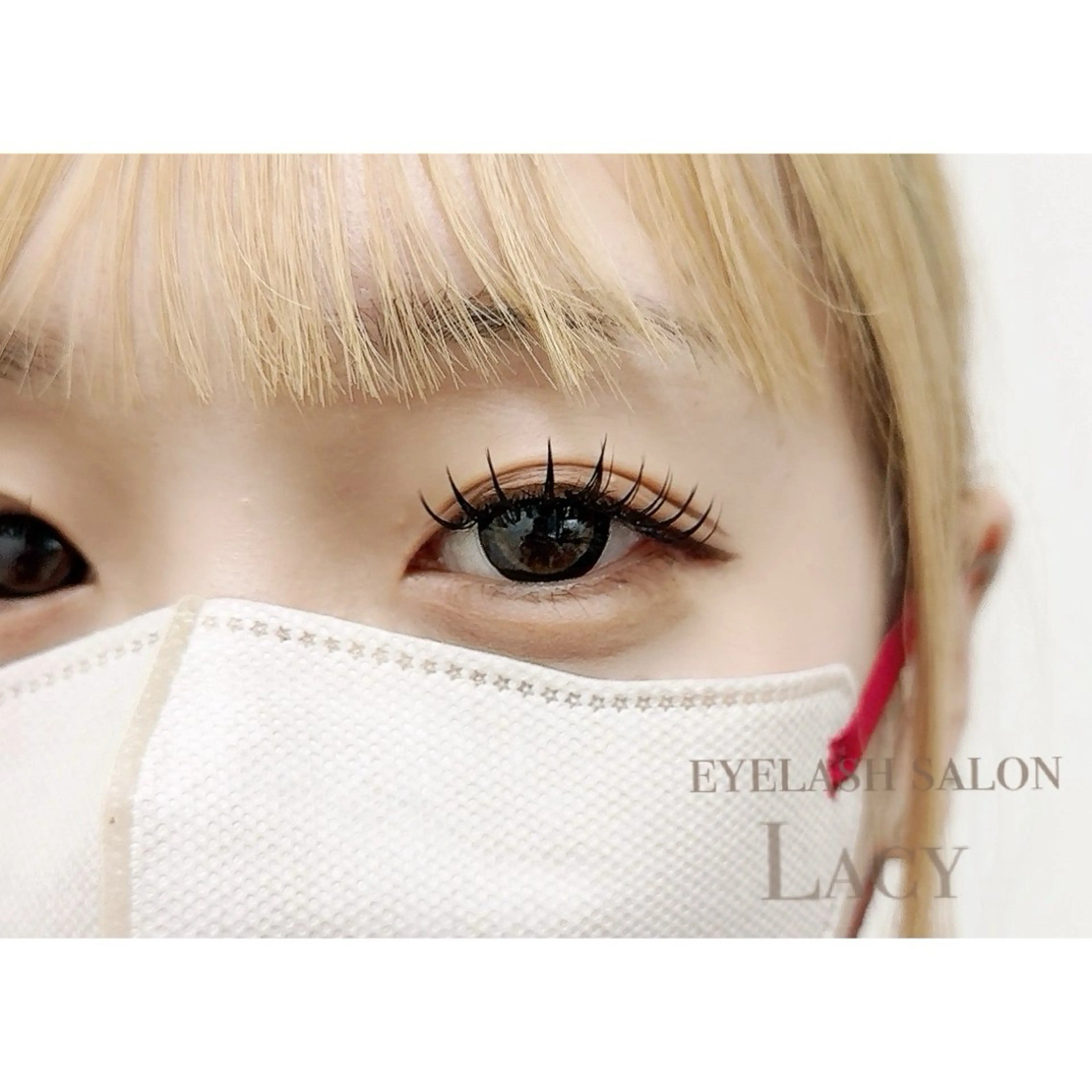 マツエク・マツパ 束感まつ毛 CCカール Cカール フラットラッシュ マツエク eyelash salon Lacy所属・アイデザイナー MIKIのマツエク・マツパデザイン