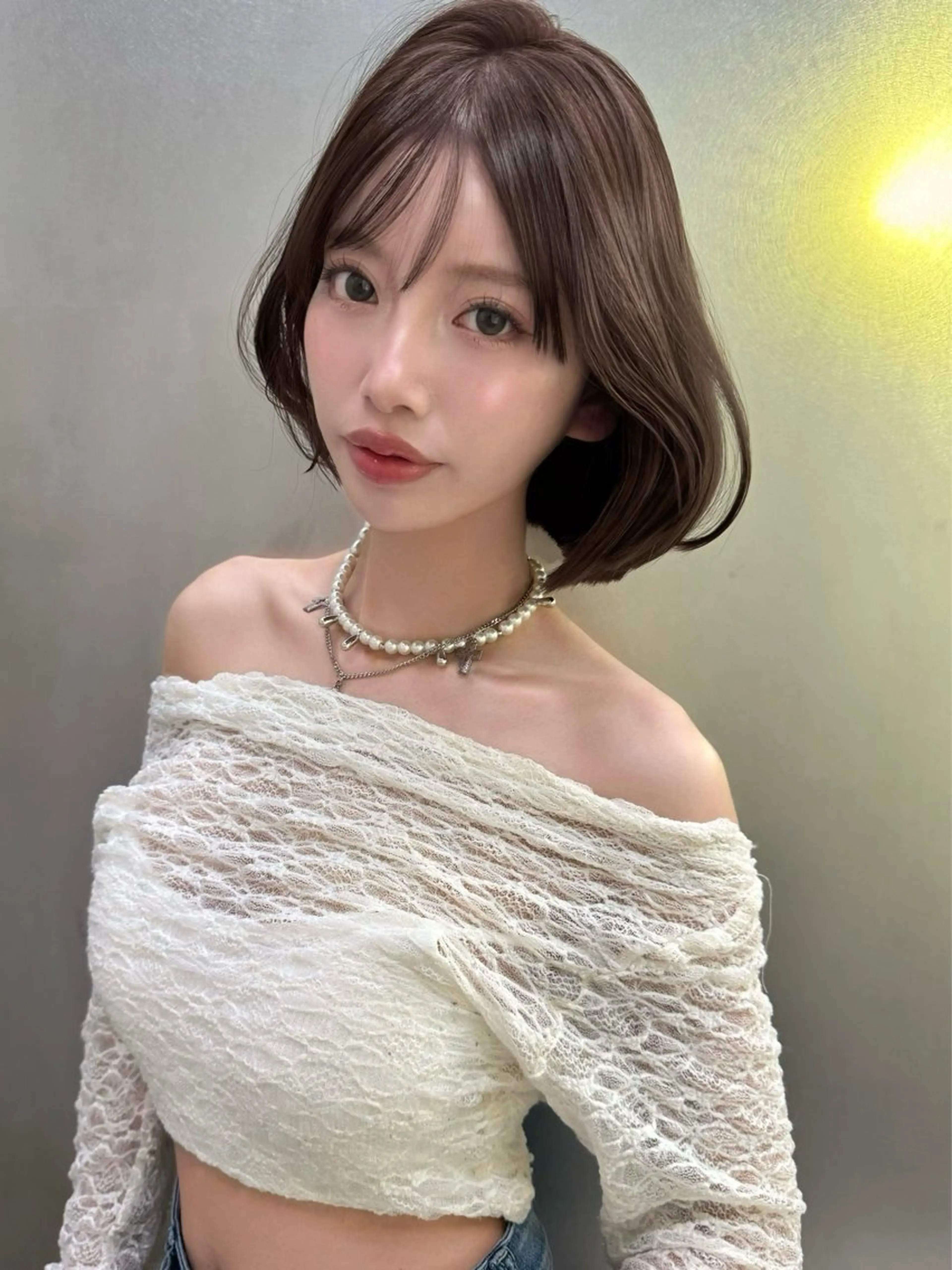 ショート ボブレイヤー ボブ レイヤーカット カット ヘアカラー トリートメント SOYON大宮2号 ボブ/nanamiのヘアスタイル