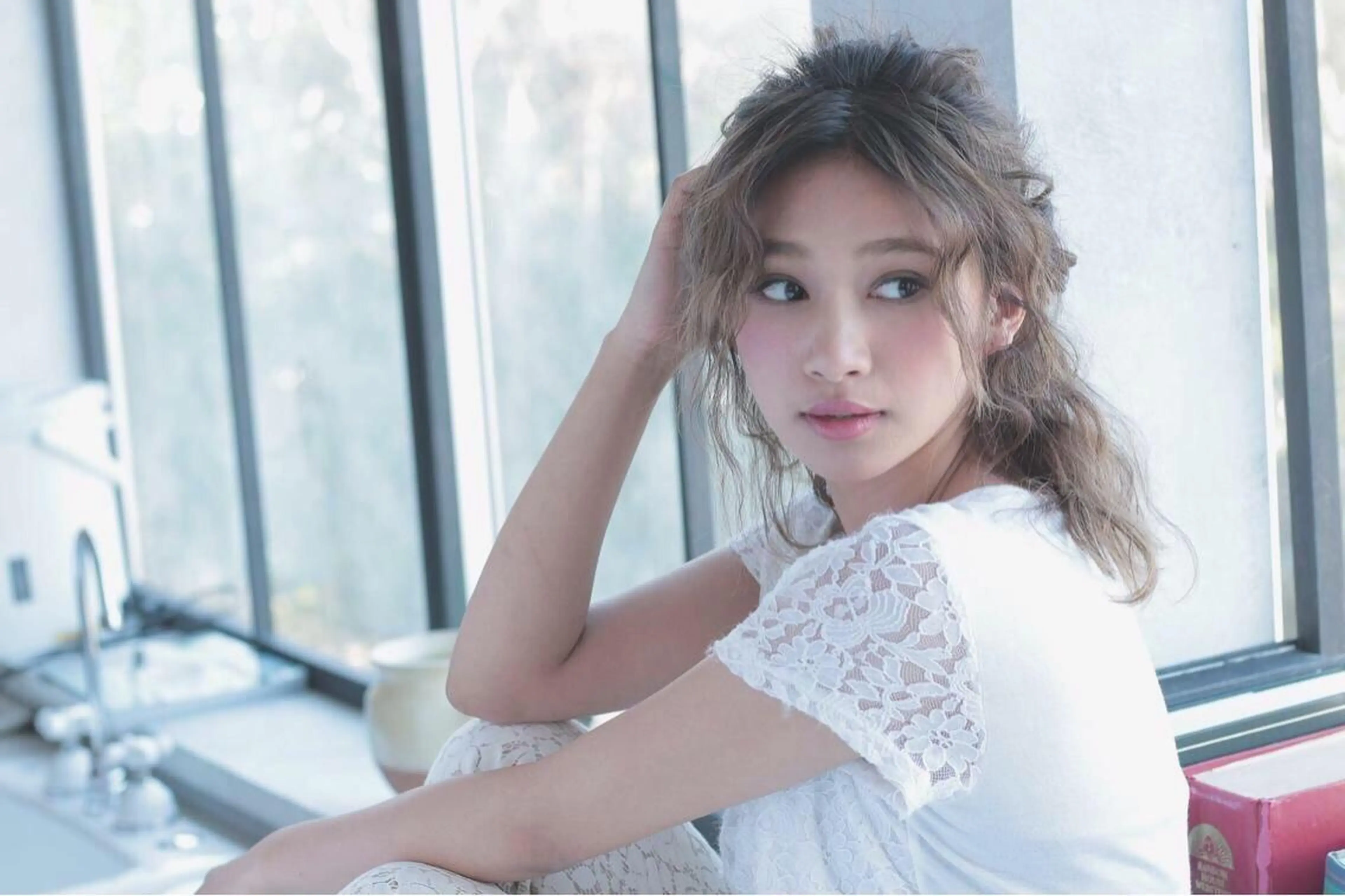 ヘアアレンジ 透明感カラー💖 Stylist佐藤澪のマツエク・マツパデザイン