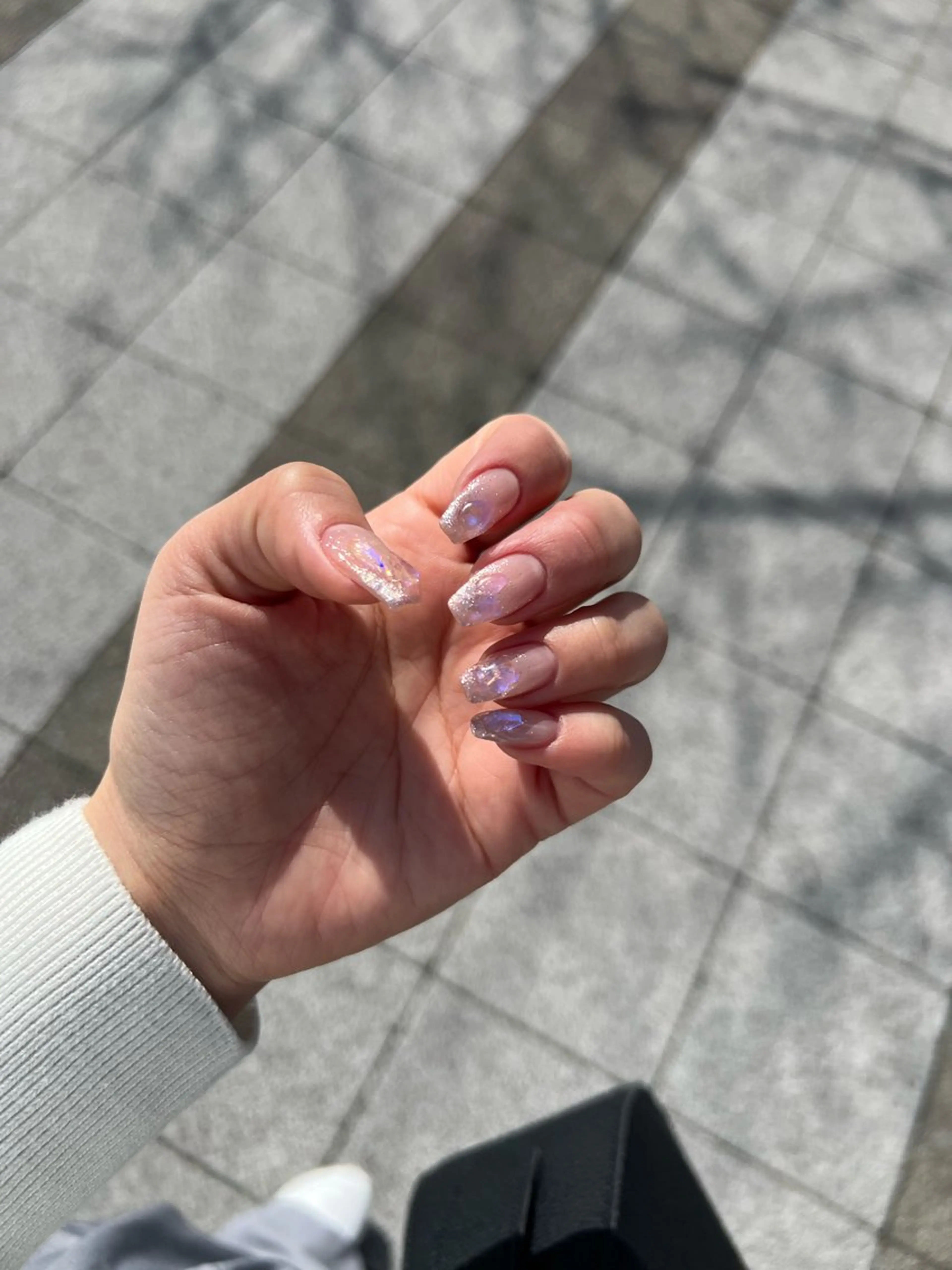 ネイル オーロラネイル 持ち込み ニュアンスネイル Charme. NOBUKOのネイルデザイン