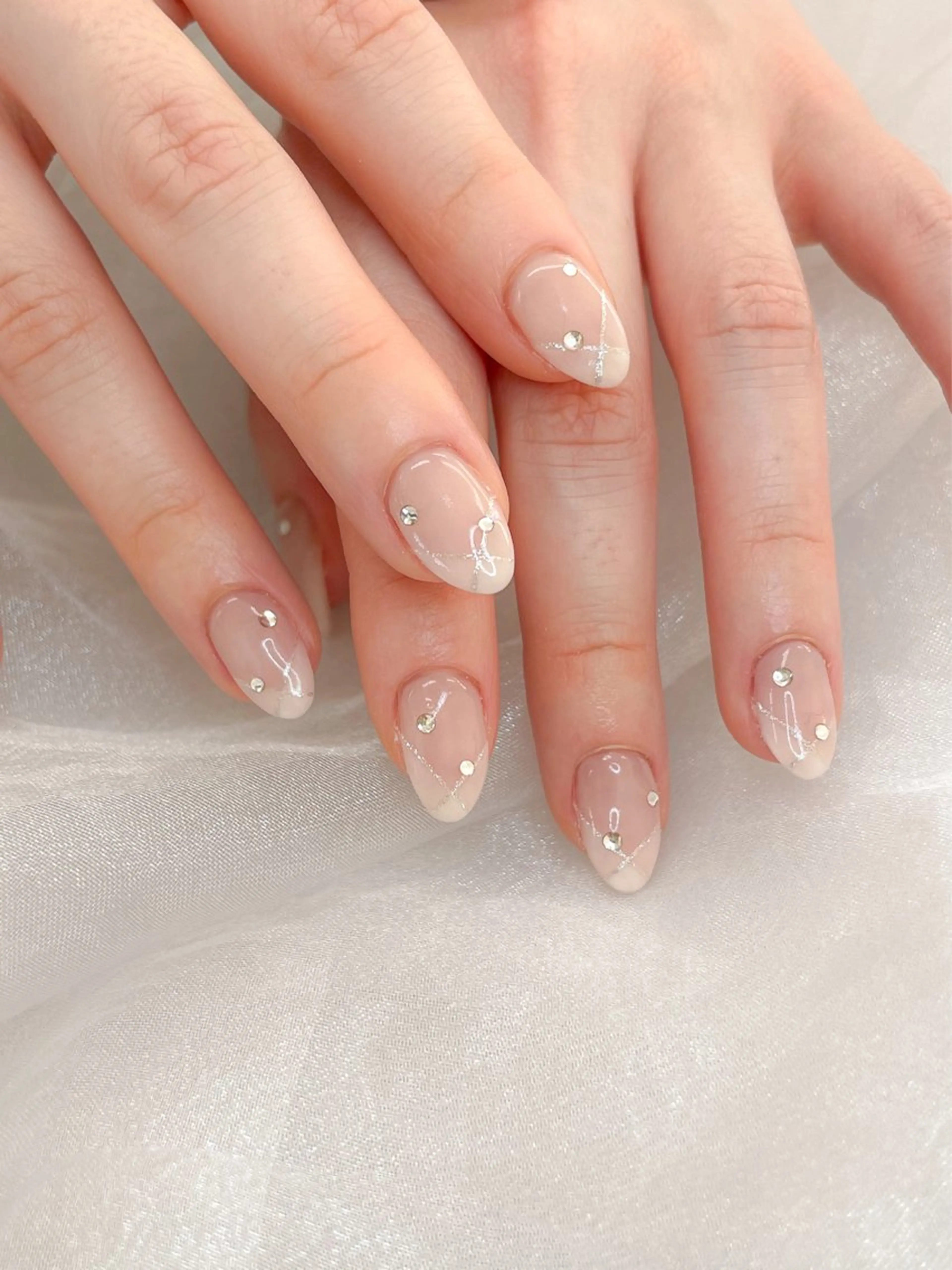 ネイル オフィスネイル ハンドネイル 五十嵐 美智のネイルデザイン