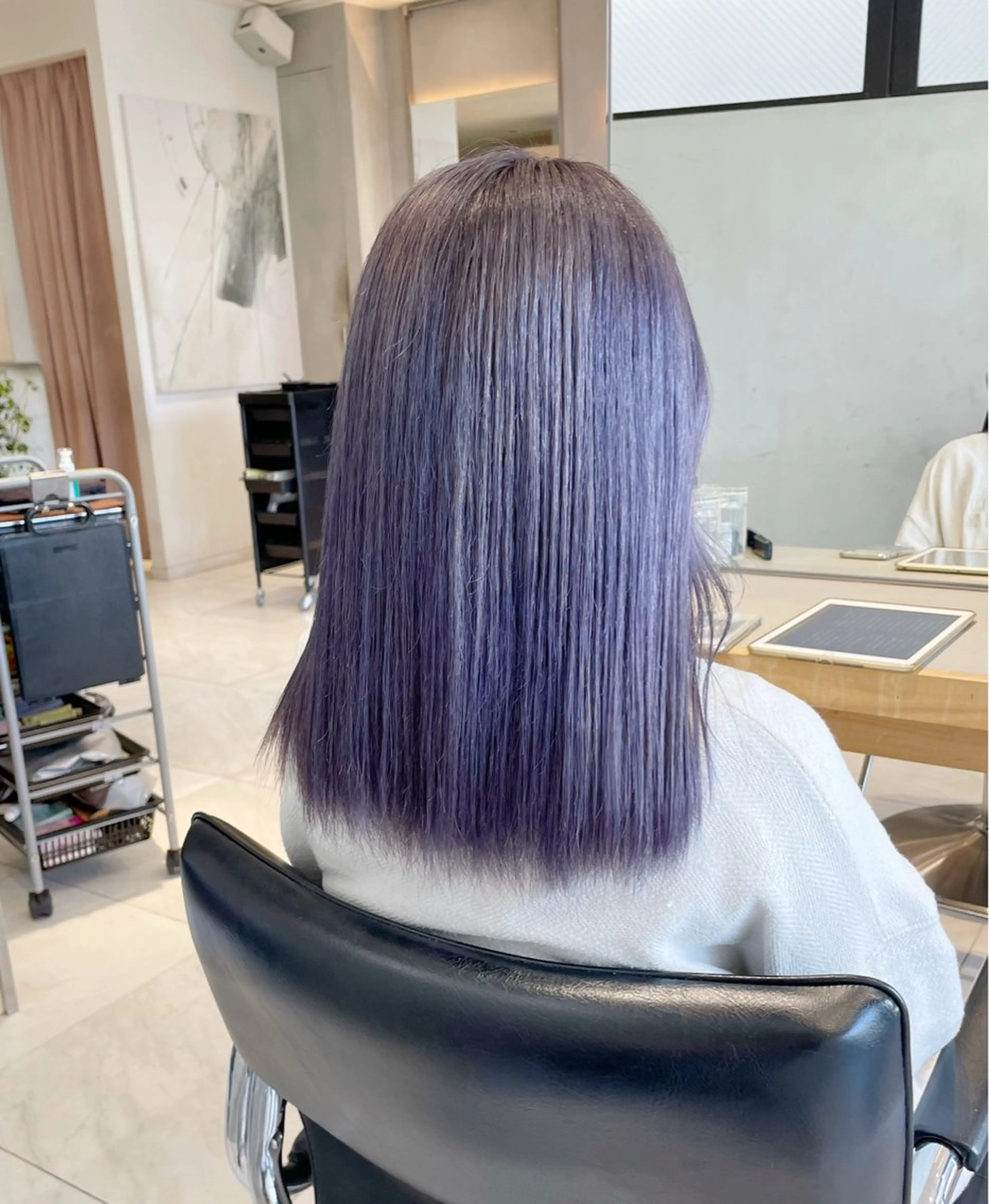 ミディアム カラー ヘアアレンジ 艶髪/レイヤーカット 🐣misakiのヘアスタイル