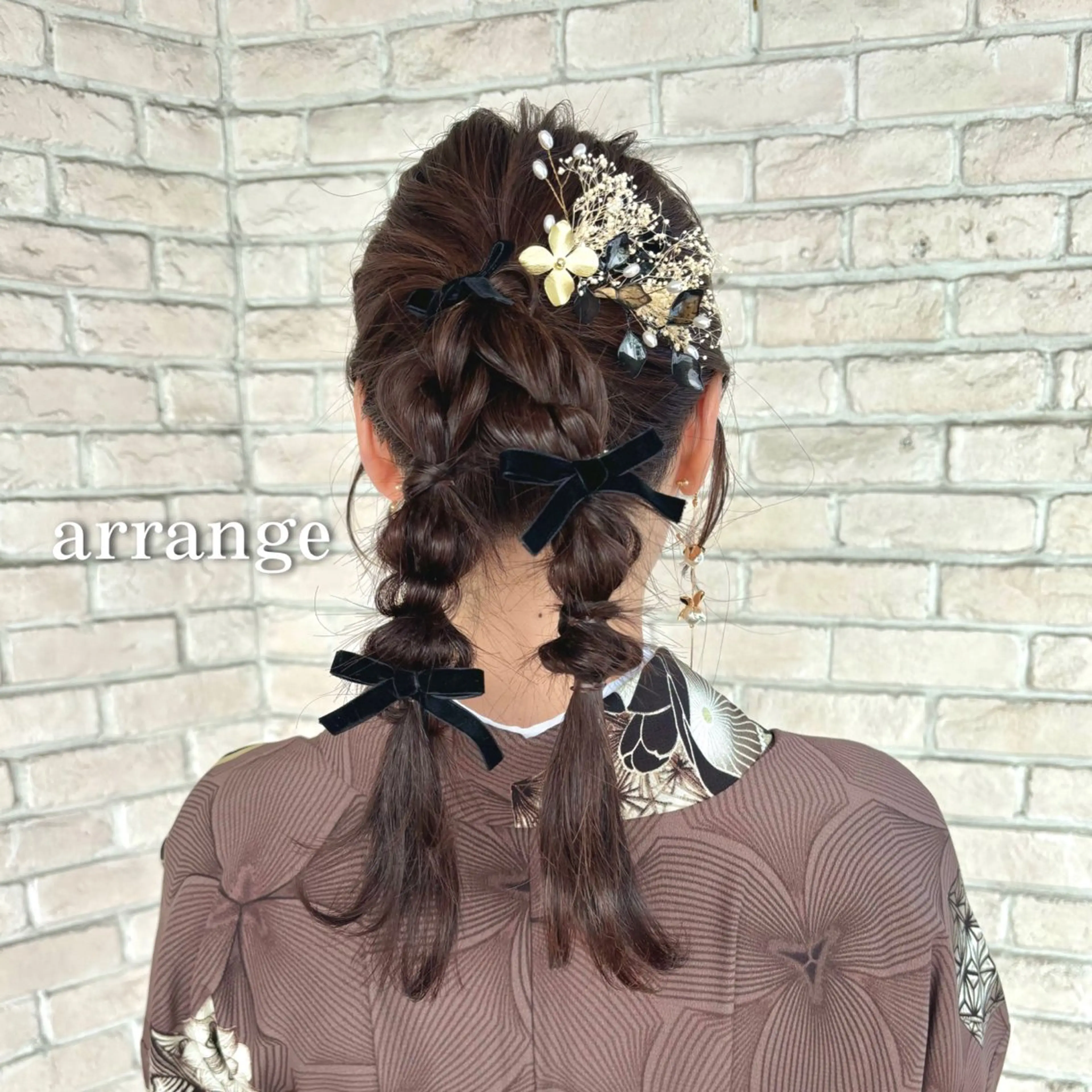 卒業式袴着付け+ヘアセット👘別途早朝料金有り！の写真