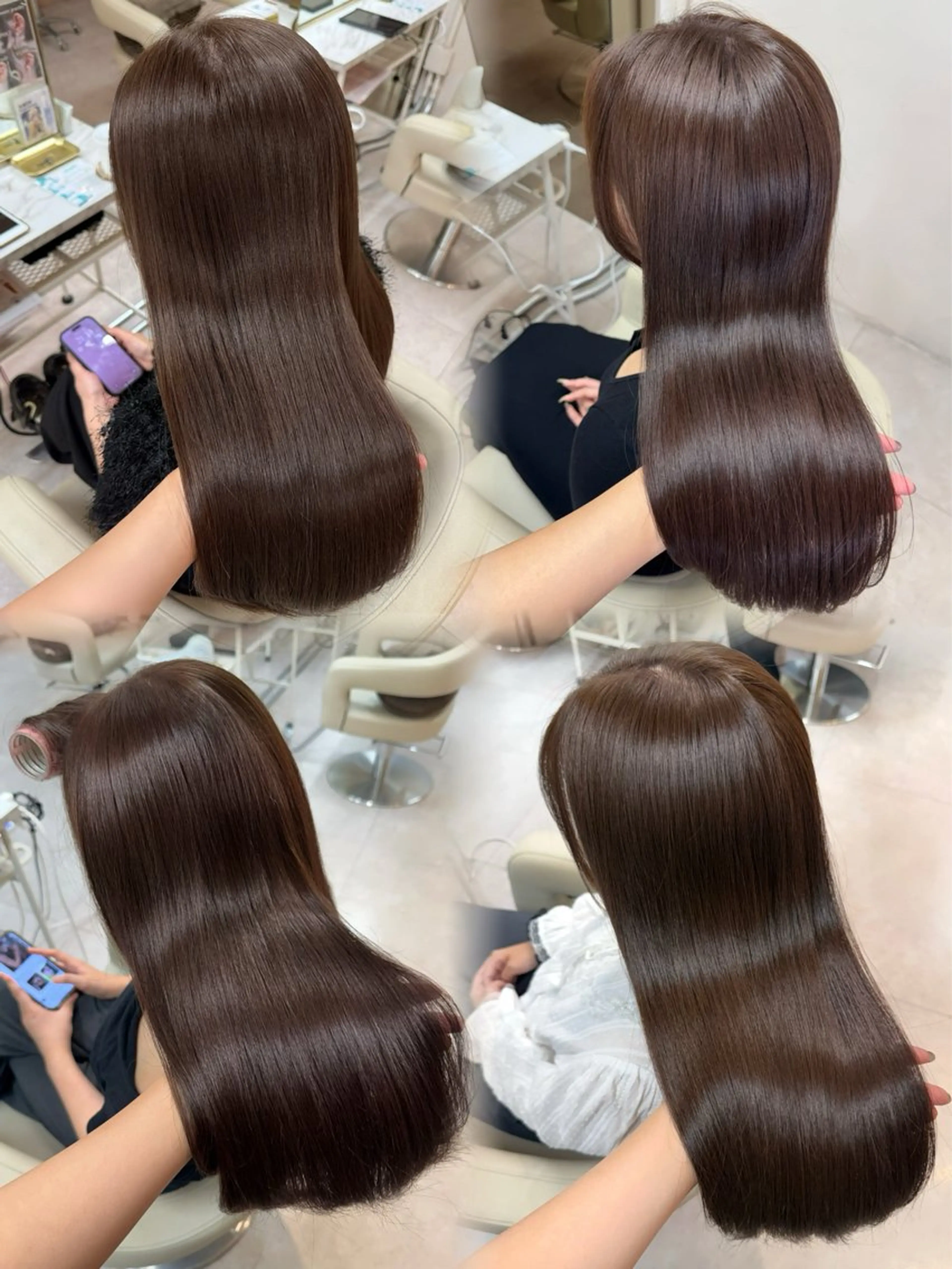 ロング カラー カット ヘアカラー トリートメント ♡韓国/レイヤー カット/Ayana♡のヘアスタイル