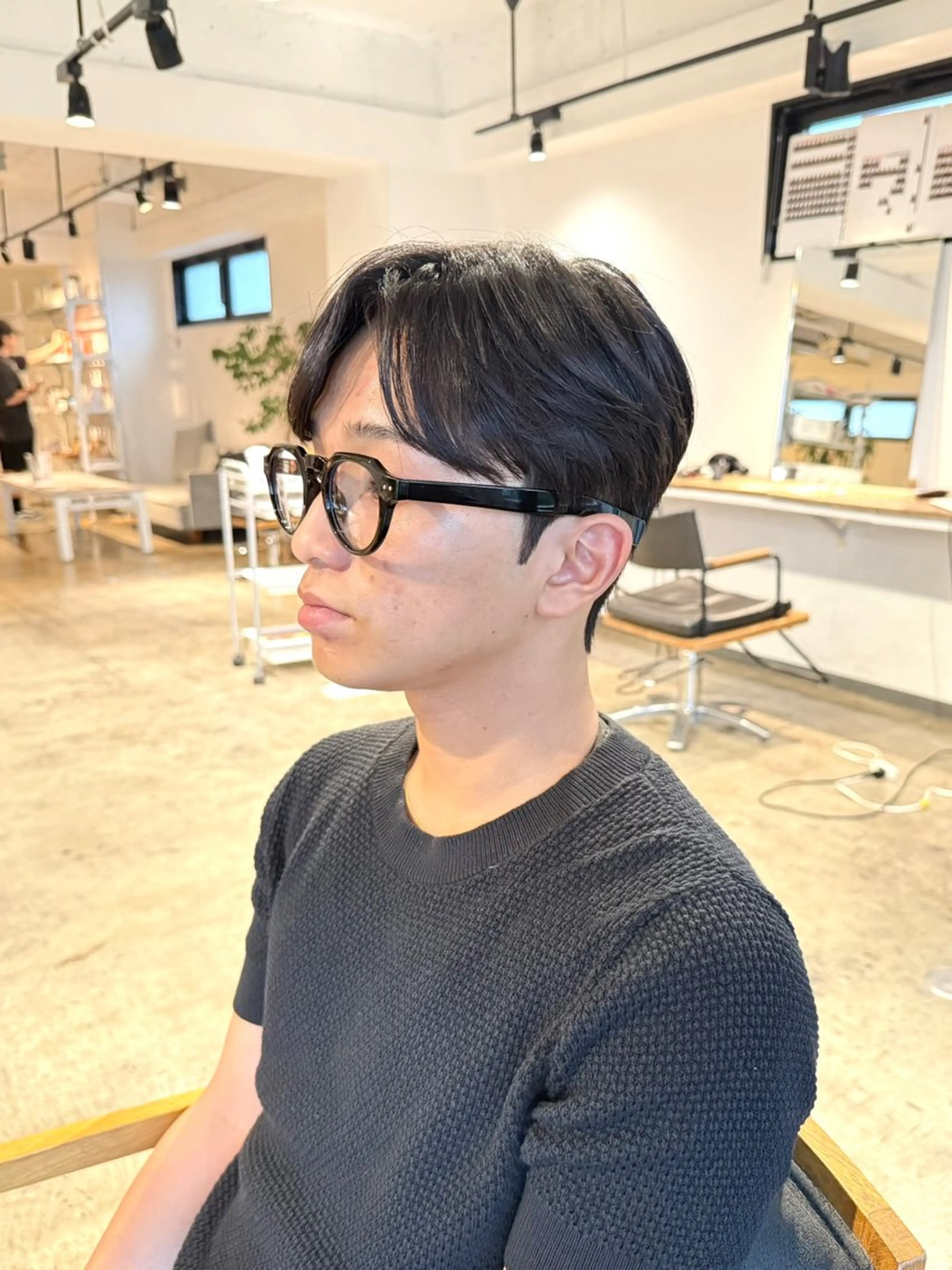 パーマ メンズ ダウンパーマ メンズ韓国風 メンズパーマ カット パーマ トリートメント 骨格補正施術/メンズ 専門美容師/YUYAのヘアスタイル