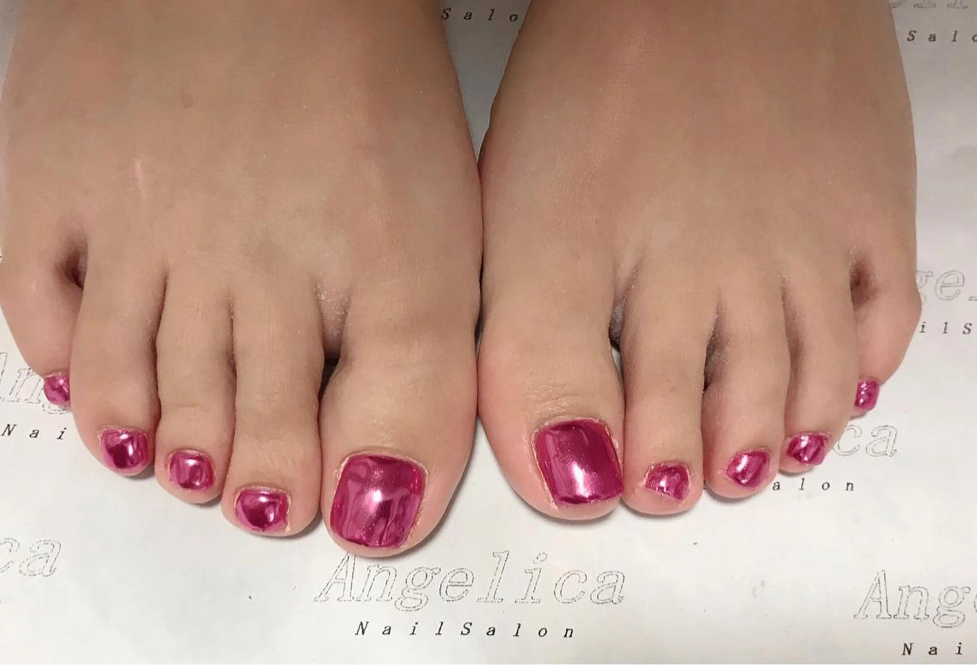 フット角質ケア+クリアネイルの写真