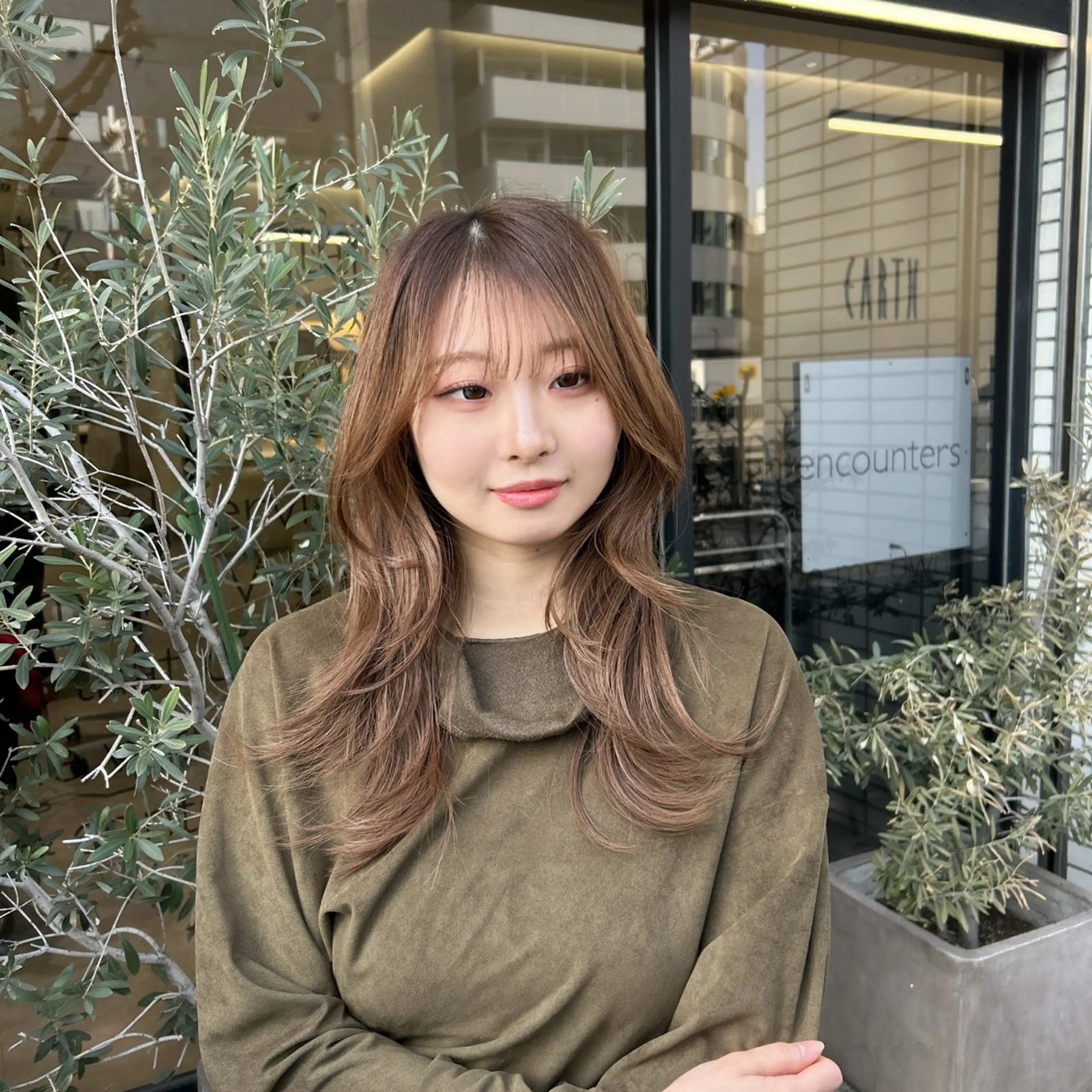 セミロング 長屋 裕大のヘアスタイル